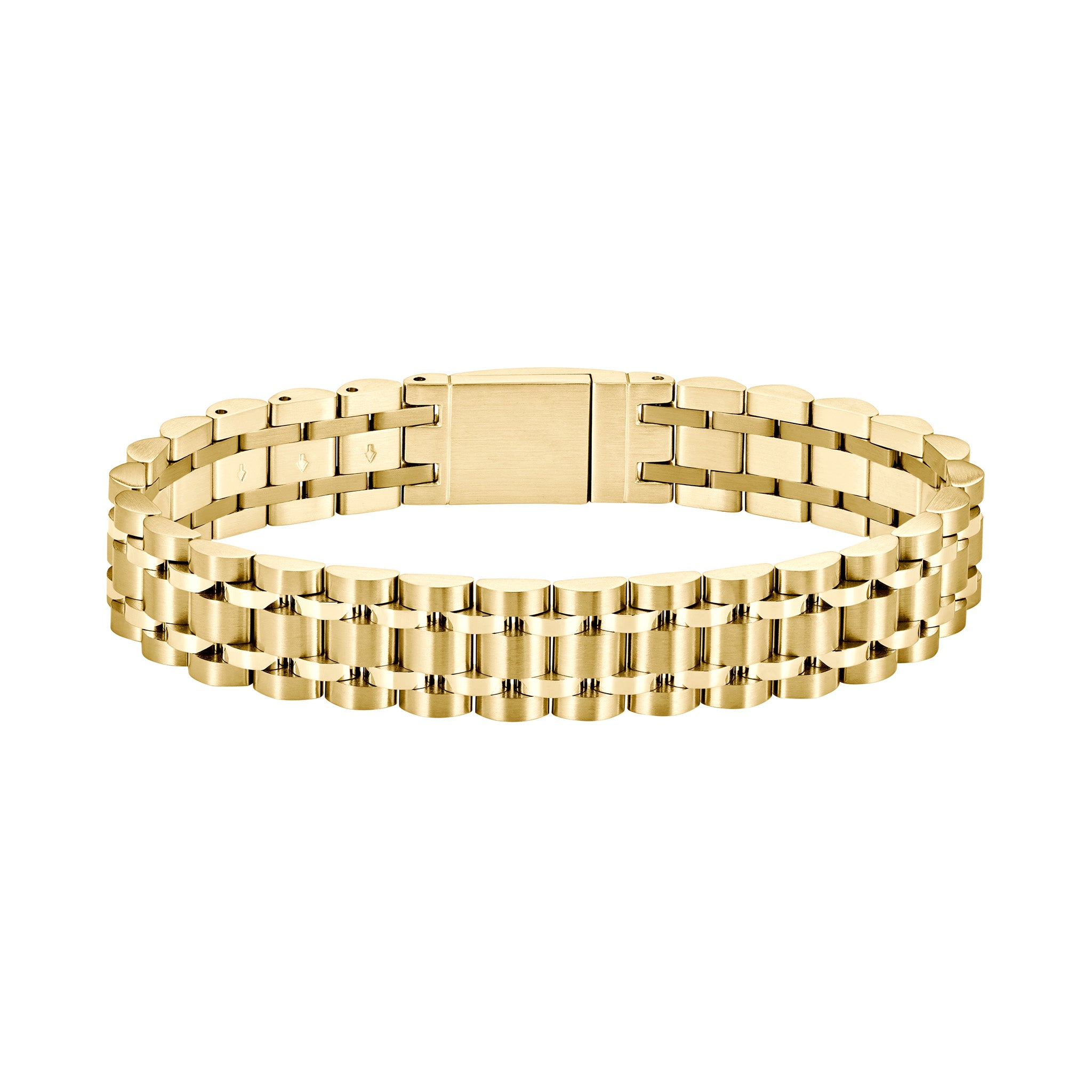 Hugo Boss Jewellery Gold Steel Men's Link Bracelet - 1580645 - Image 3