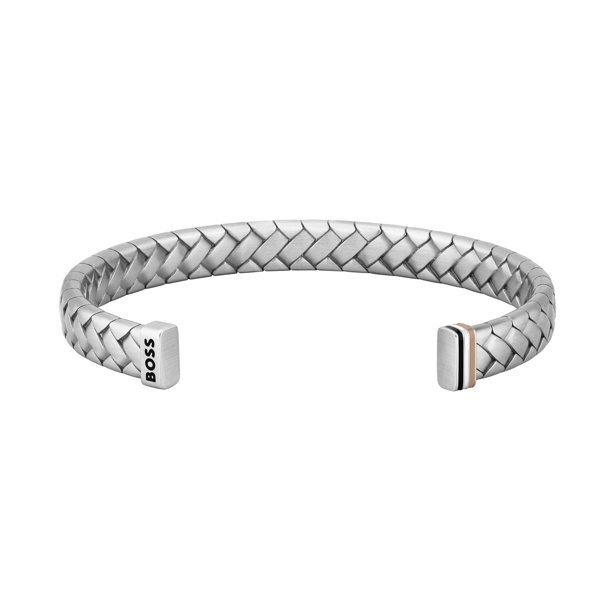 Hugo Boss Jewellery Stainless Steel Men's Open Bangle - 1580671 - Image 3