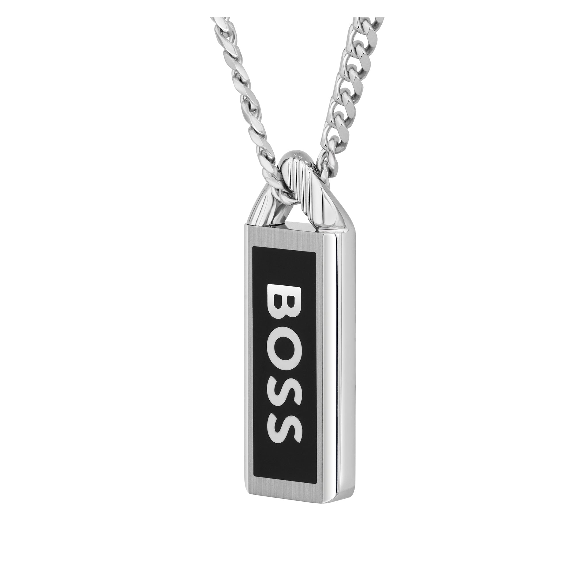 Hugo Boss Jewellery Stainless Steel Men's Pendant Necklace - 1580677 - Image 4
