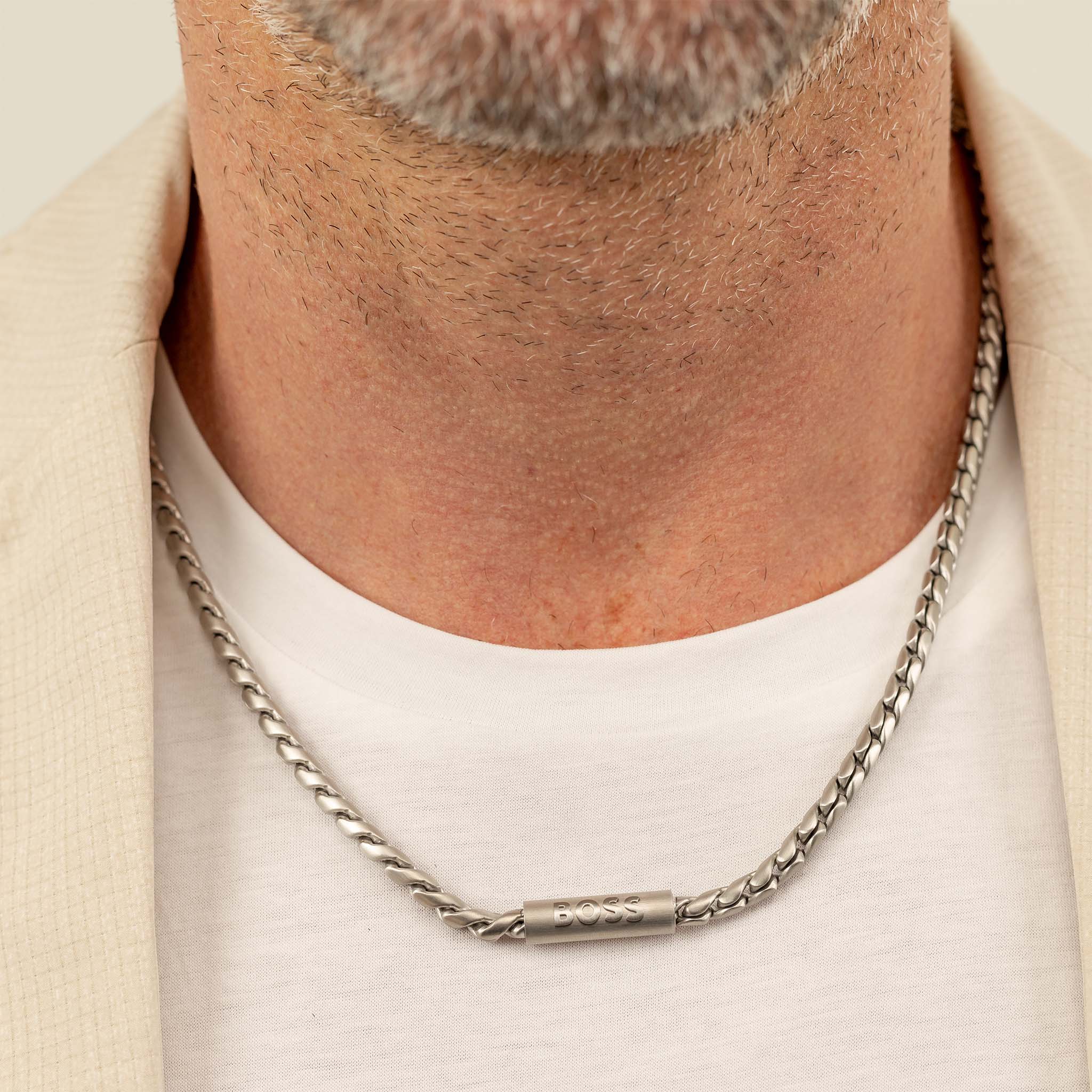 Hugo Boss Jewellery Stainless Steel Men's Chain Necklace - 1580693 - Image 4