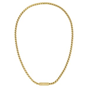 Hugo Boss Jewellery Gold Steel Men's Chain Necklace - 1580694