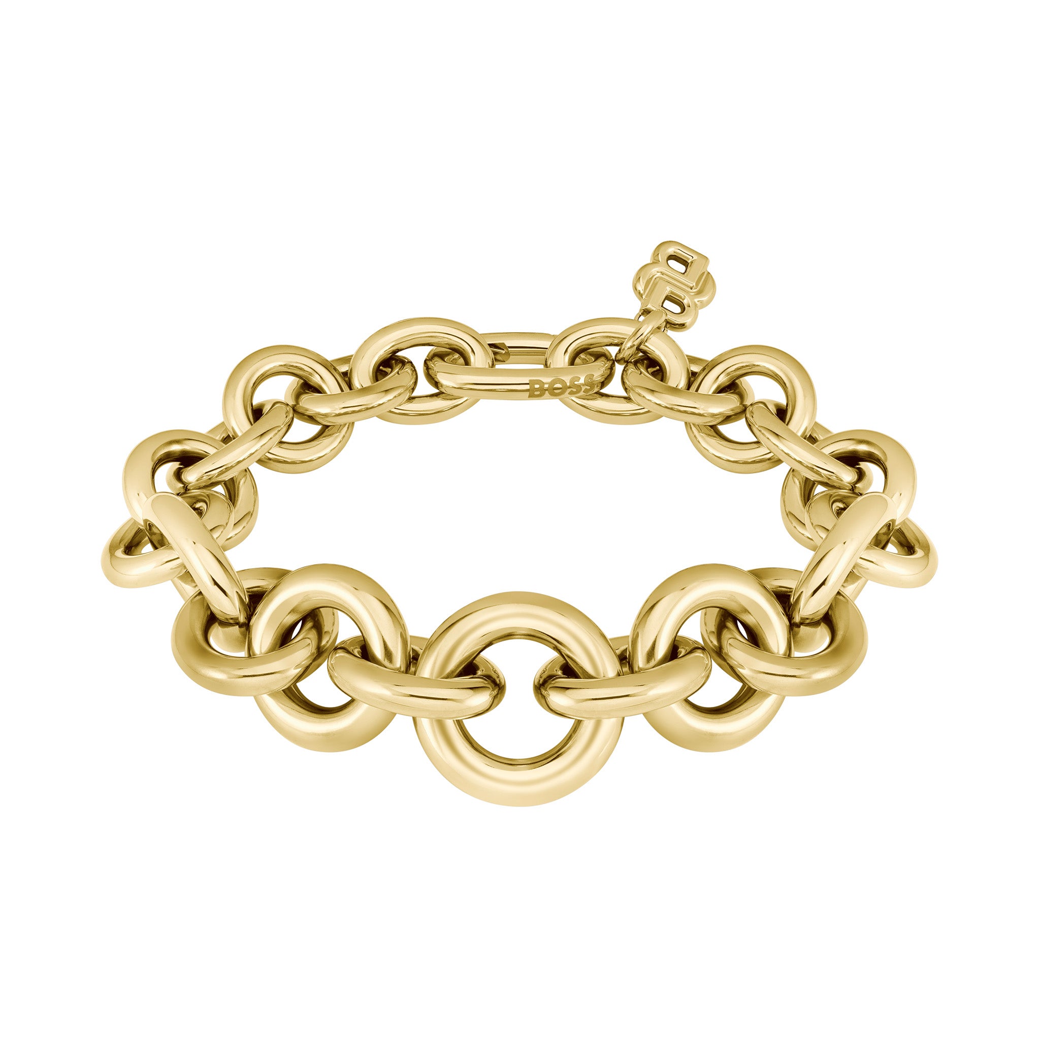 Hugo Boss Jewellery Gold Steel Women's Link Bracelet - 1580736M - Image 2