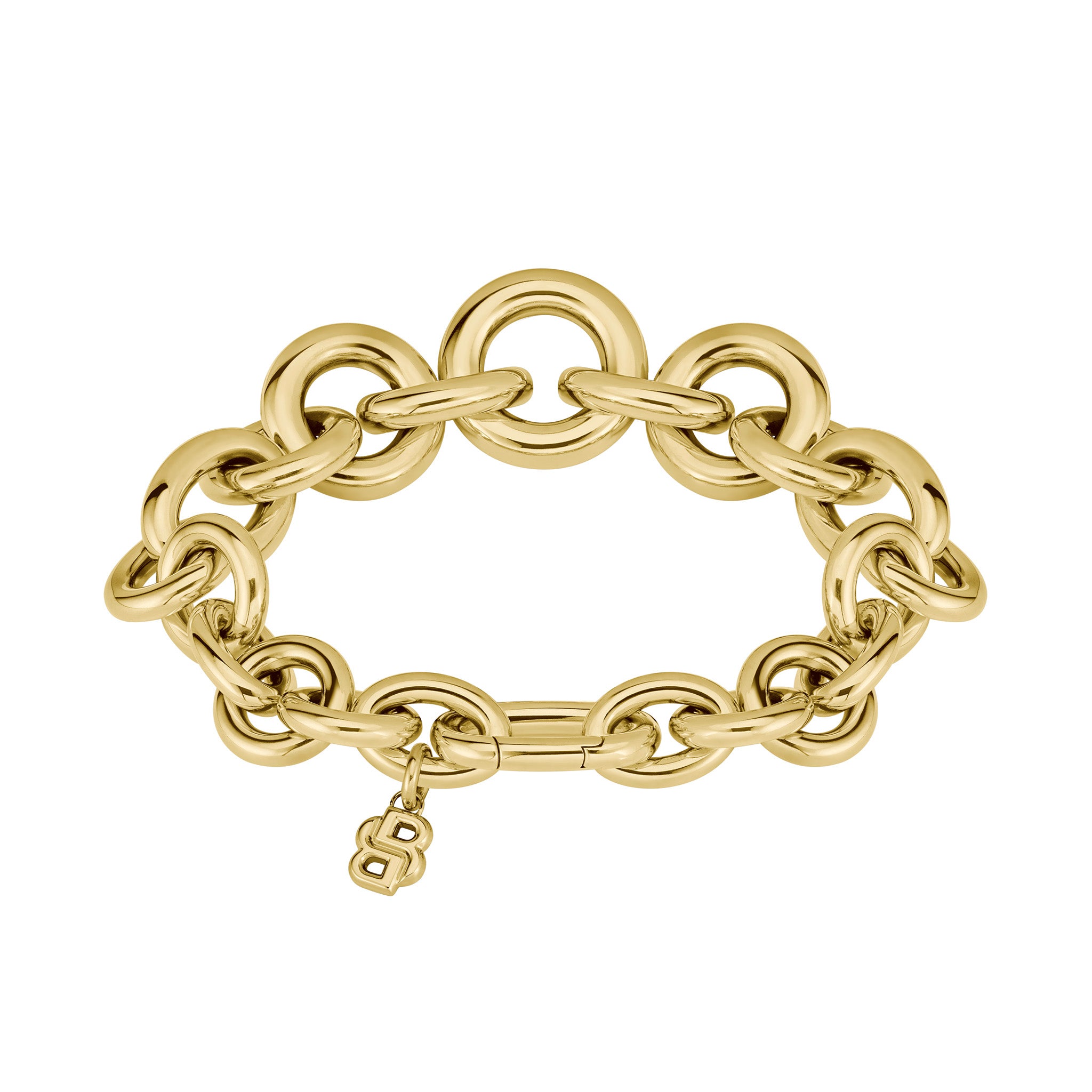 Hugo Boss Jewellery Gold Steel Women's Link Bracelet - 1580736M - Image 3