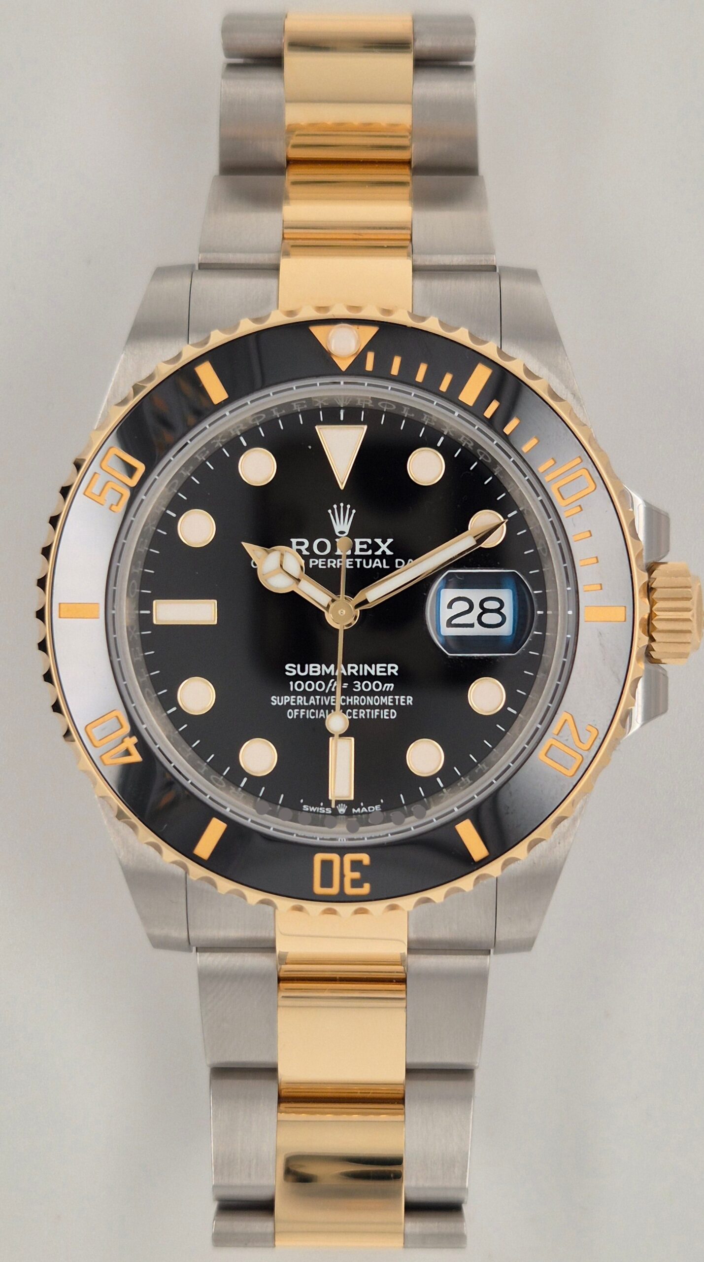 Rolex Submariner Date "Blacksy" Black Dial Two Tone Yellow Gold Black Ceramic 126613LN | 2022 | 41mm