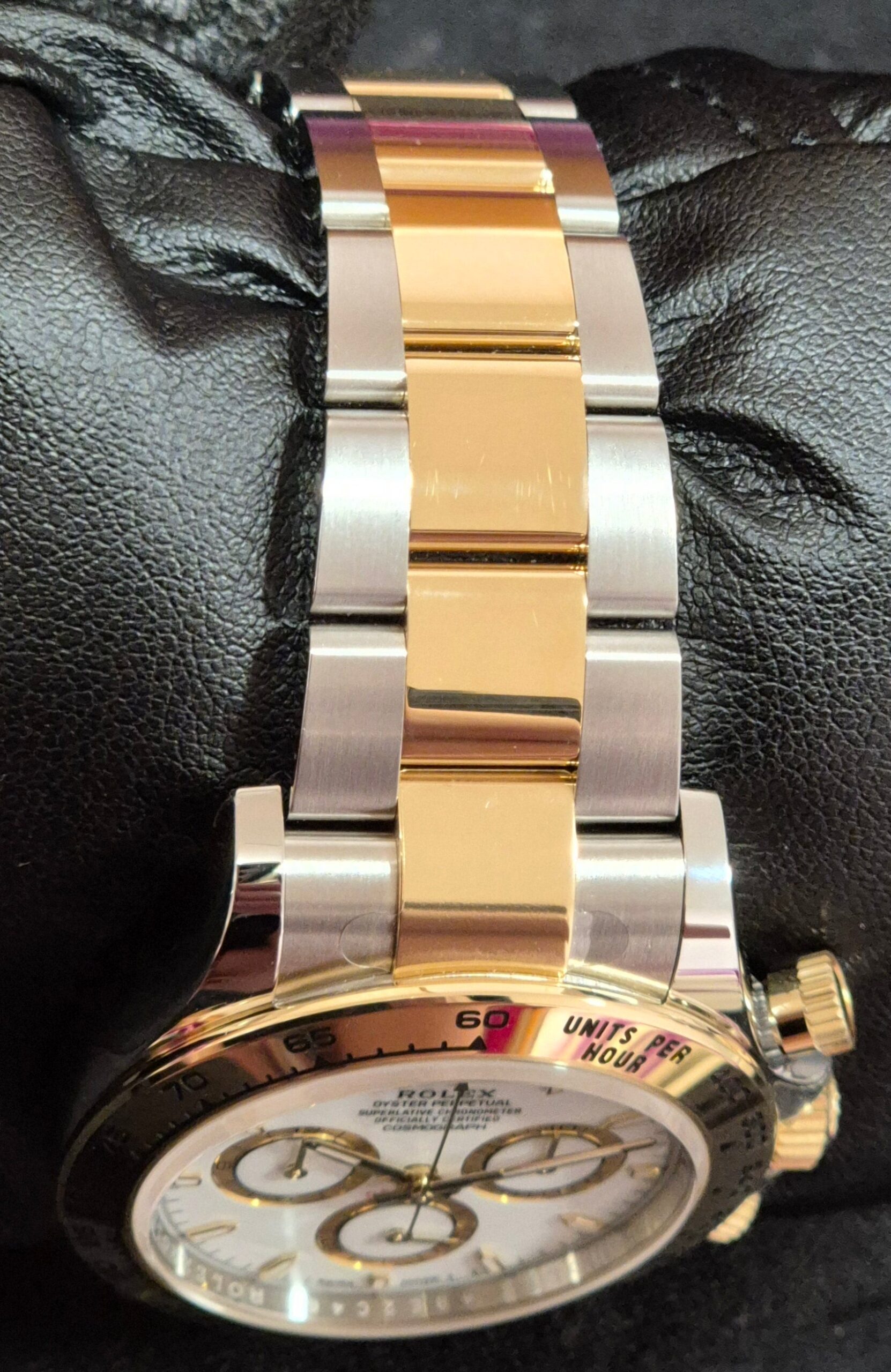 Rolex Cosmograph Daytona Two Tone White with Gold Index Dial 126503 | 2025 | 40mm - Image 5