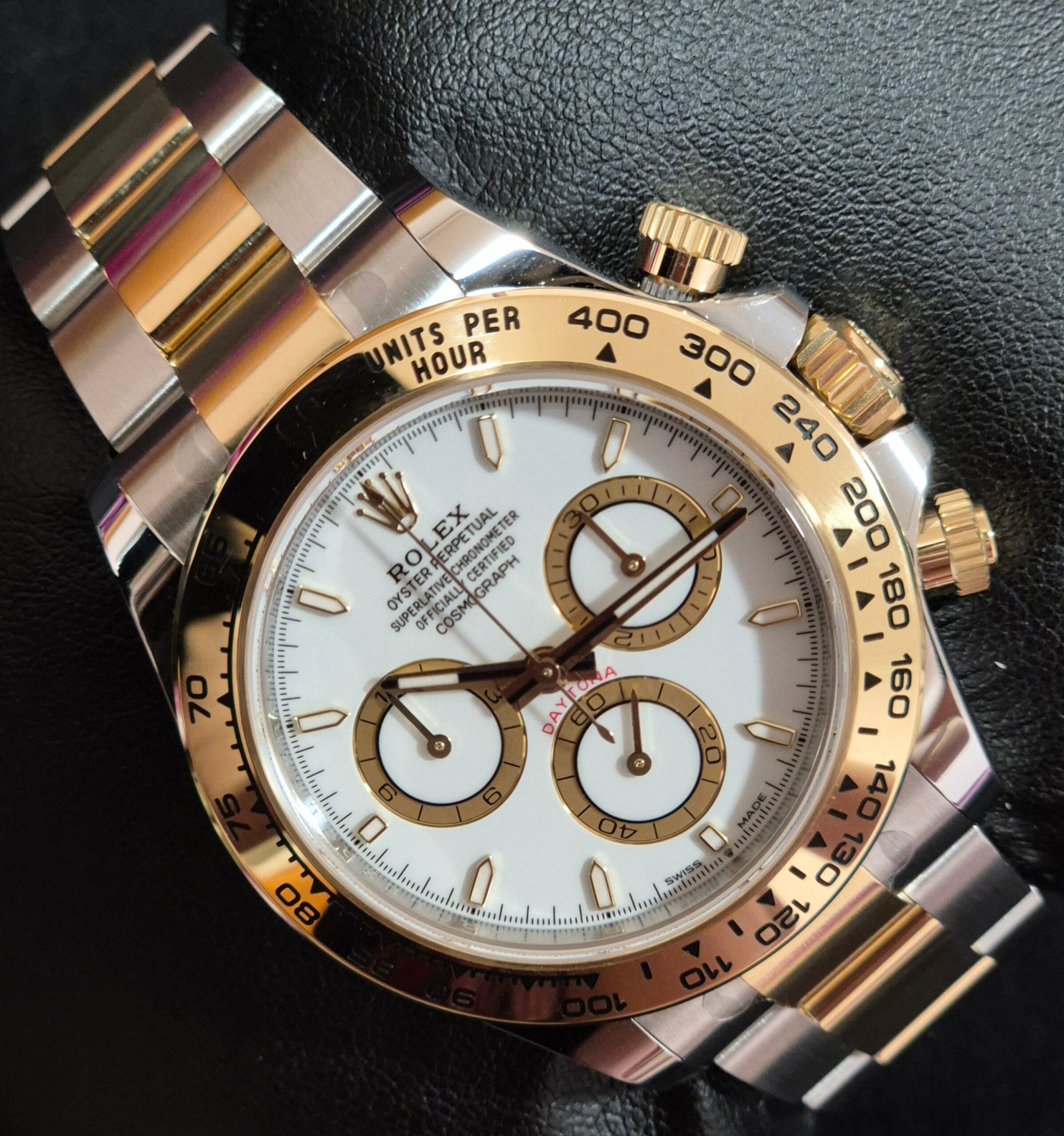 Rolex Cosmograph Daytona Two Tone White with Gold Index Dial 126503 | 2025 | 40mm - Image 3