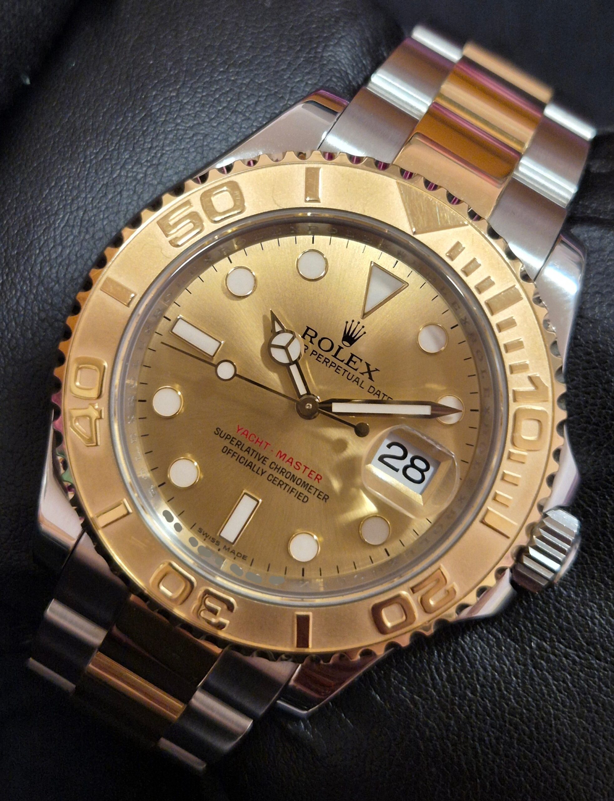Rolex Yacht-Master 40 Two Tone Yellow Gold with Champagne Dial 16623 | 2014 | 40mm - Image 3