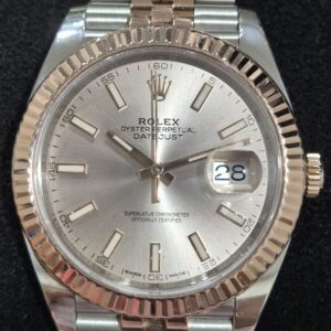 Rolex Datejust 41 Two Tone Rose Gold Sundust Sticks Dial 126331 | 2018 | 41mm