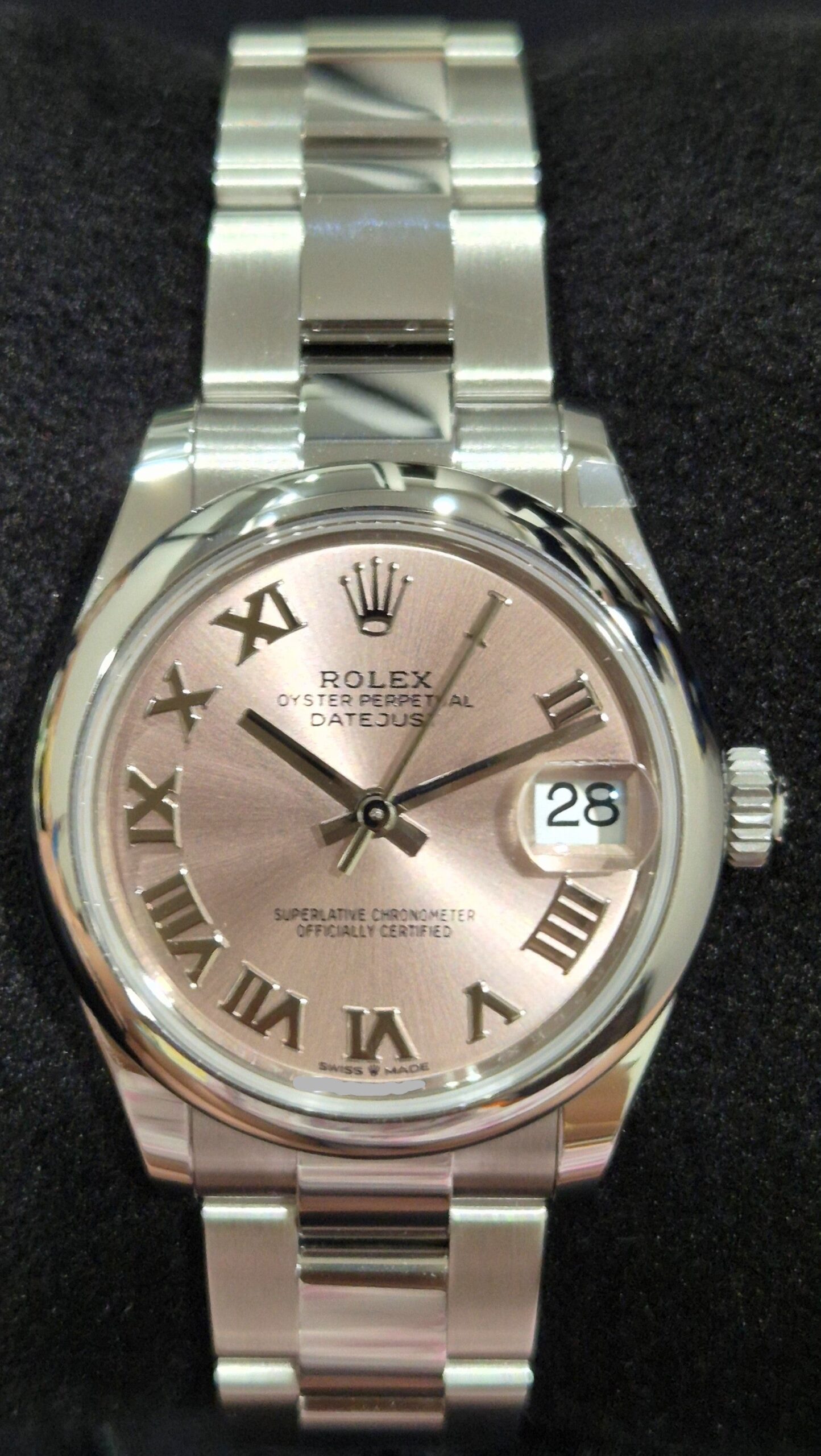 Rolex Datejust 31 Pink Roman Numeral Dial 278240 | 2024 | 31mm