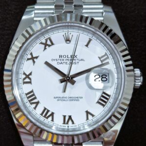 Rolex Datejust 41 White Roman Dial Jubilee 126334 | 2024 | 41mm