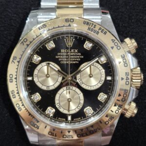 Rolex Daytona Two Tone Yellow Gold Black Diamond Dial 126503 | 2024 | 40mm