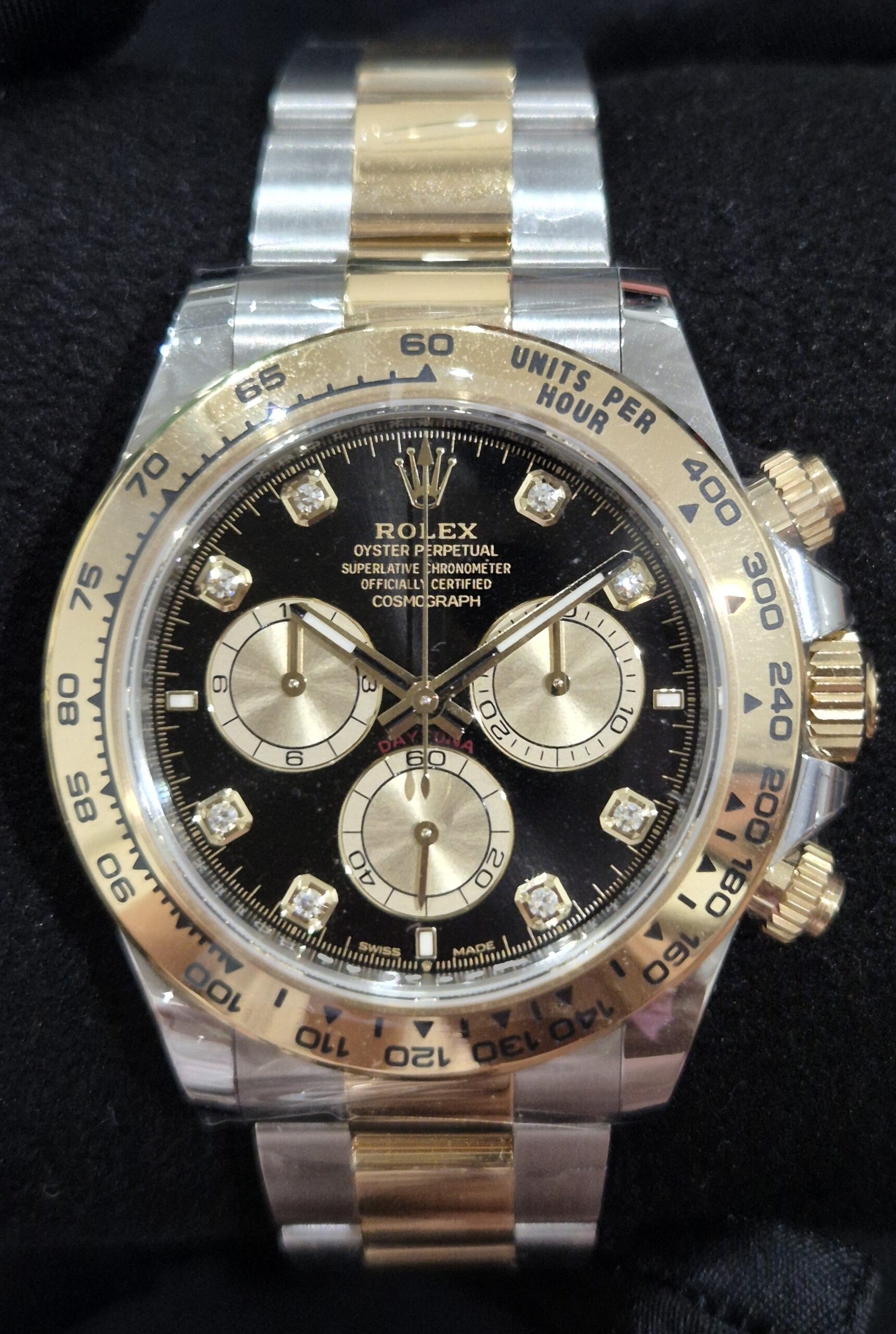 Rolex Daytona Two Tone Yellow Gold Black Diamond Dial 126503 | 2024 | 40mm