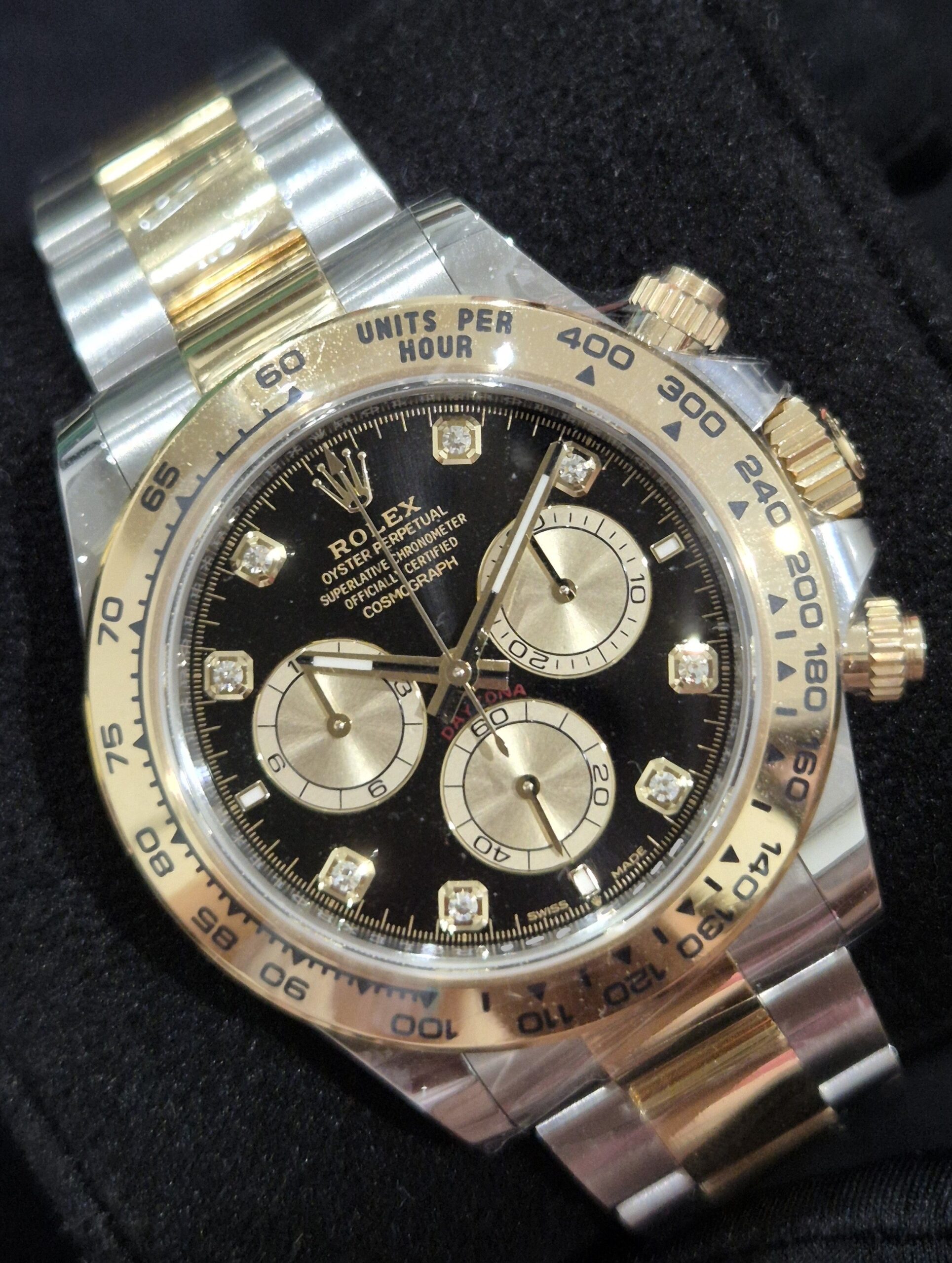 Rolex Daytona Two Tone Yellow Gold Black Diamond Dial 126503 | 2024 | 40mm - Image 3