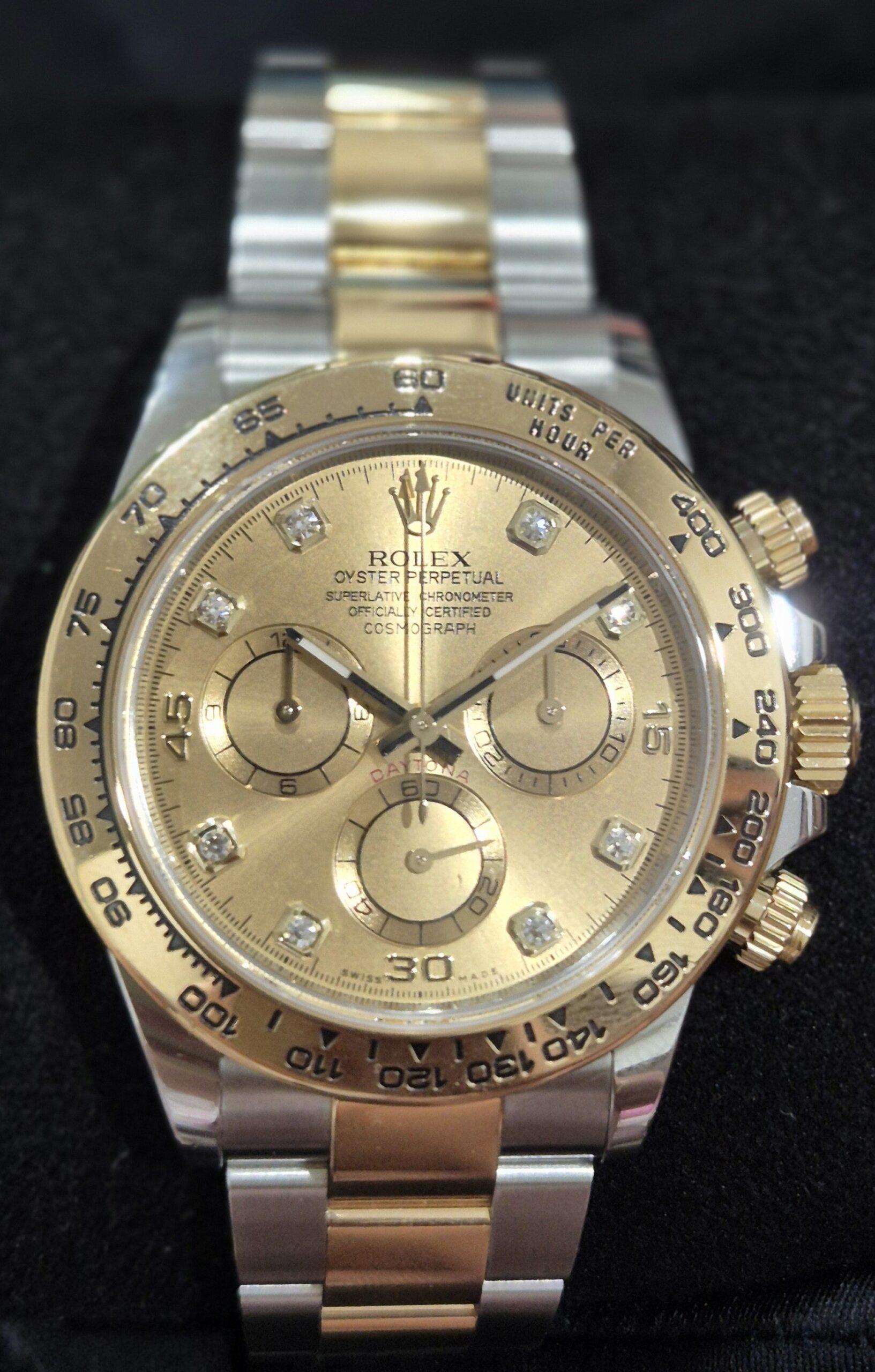 Rolex Cosmograph Daytona Two Tone Gold Diamond Dial 116503 | 2019 | 40mm