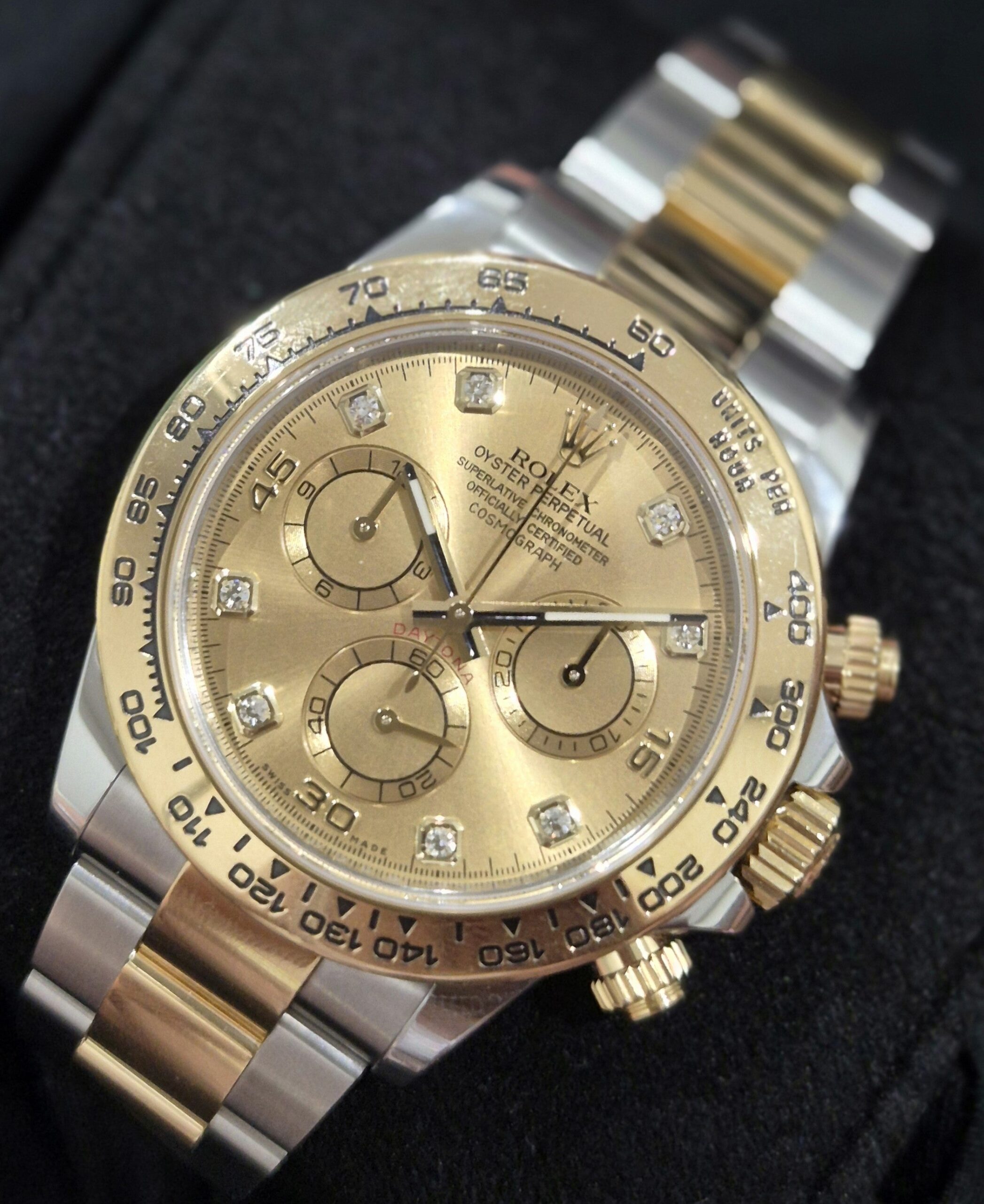 Rolex Cosmograph Daytona Two Tone Gold Diamond Dial 116503 | 2019 | 40mm - Image 2
