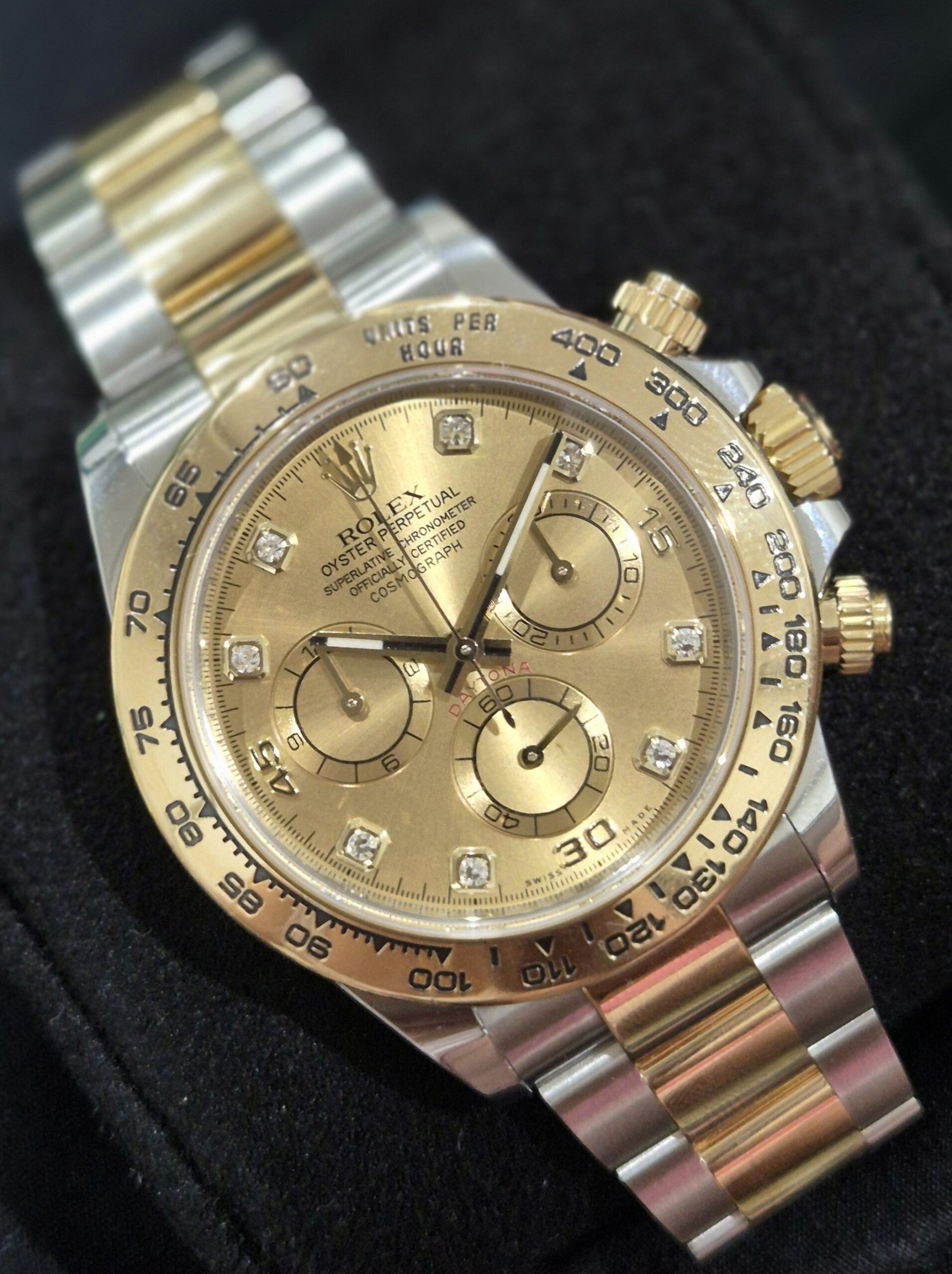 Rolex Cosmograph Daytona Two Tone Gold Diamond Dial 116503 | 2019 | 40mm - Image 3