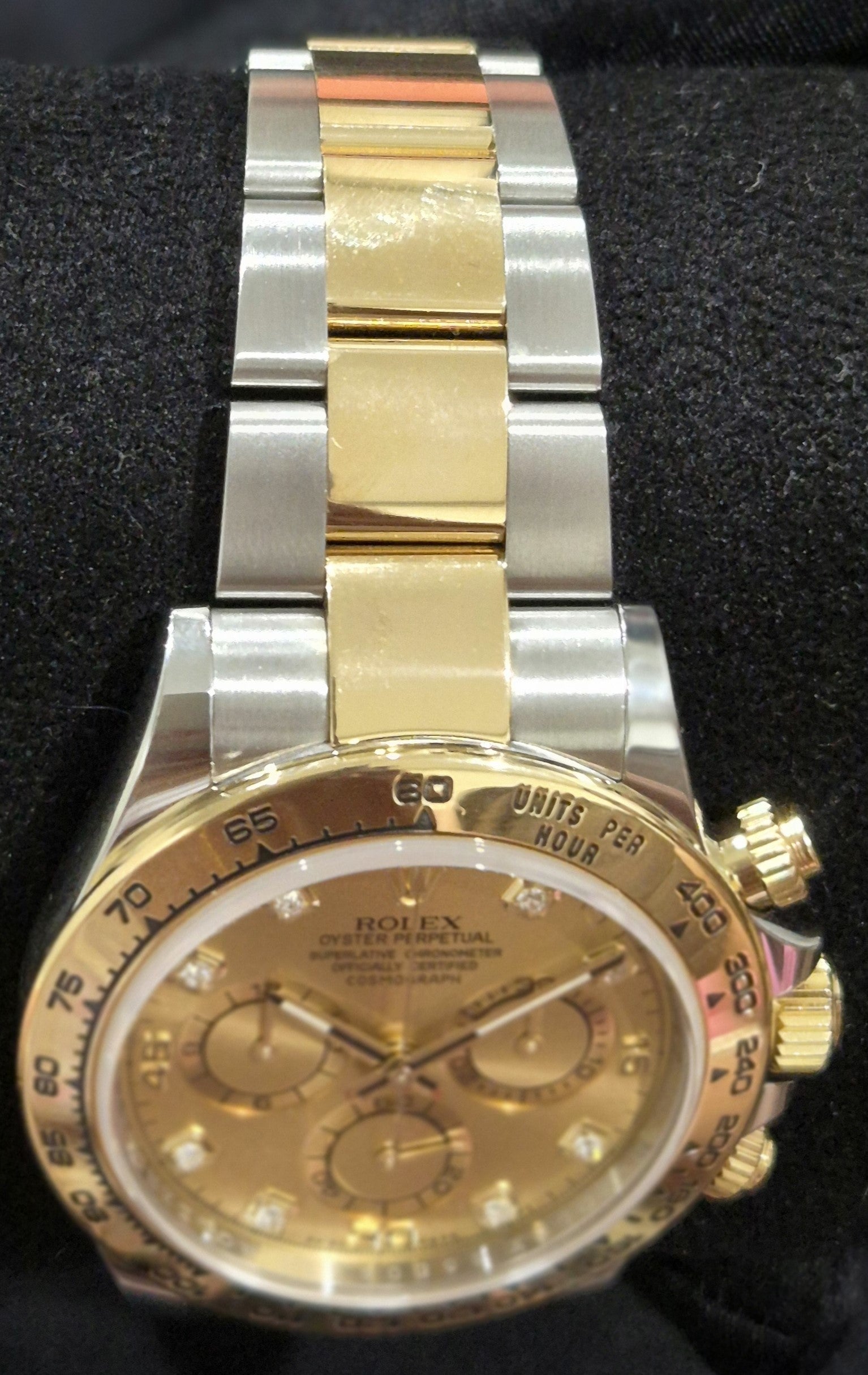 Rolex Cosmograph Daytona Two Tone Gold Diamond Dial 116503 | 2019 | 40mm - Image 5