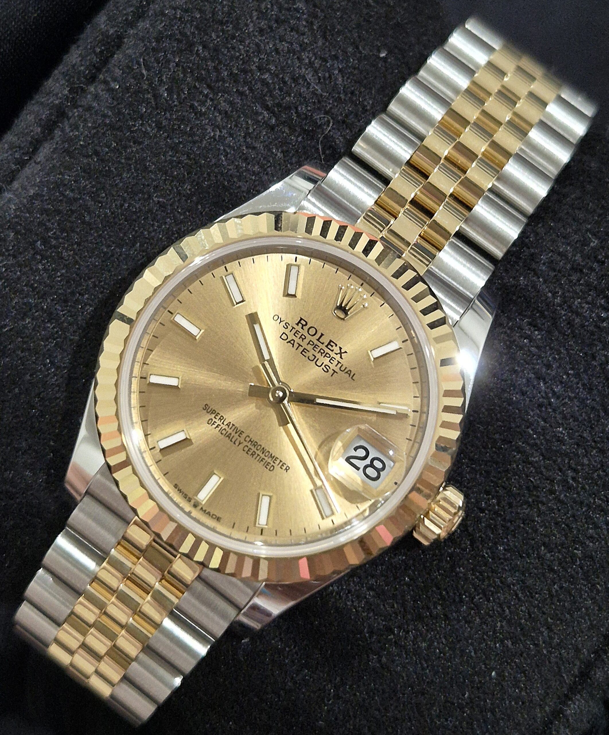 Rolex Datejust 31 Two Tone Champagne 'Sticks' Dial Jubilee 278273 | 2025 | 31mm - Image 2
