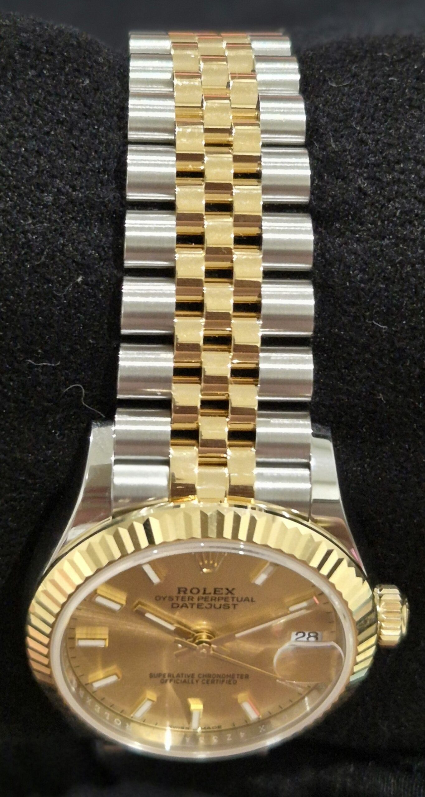 Rolex Datejust 31 Two Tone Champagne 'Sticks' Dial Jubilee 278273 | 2025 | 31mm - Image 4