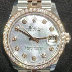 Rolex Datejust 31 "MOP" Mother of Pearl Dial with Factory-Set Diamond Bezel 278381RBR | 2024 | 31mm
