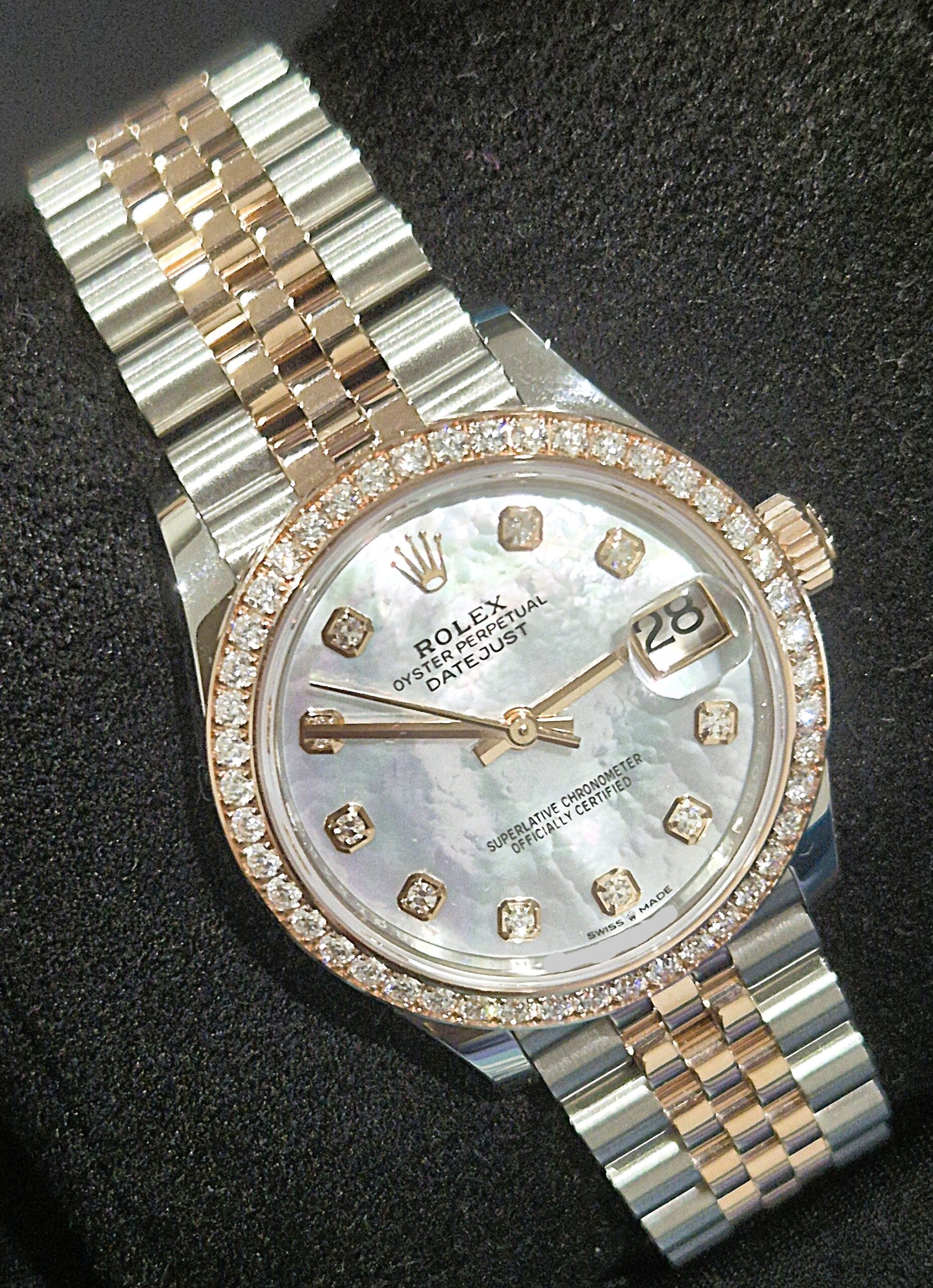 Rolex Datejust 31 "MOP" Mother of Pearl Dial with Factory-Set Diamond Bezel 278381RBR | 2024 | 31mm - Image 2