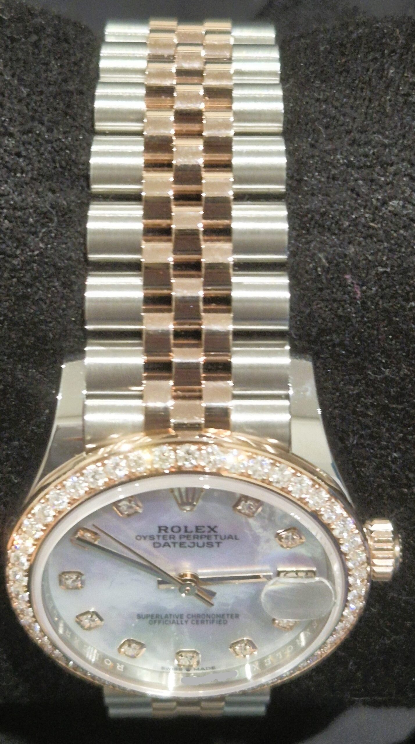 Rolex Datejust 31 "MOP" Mother of Pearl Dial with Factory-Set Diamond Bezel 278381RBR | 2024 | 31mm - Image 4