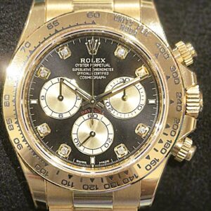 Rolex Cosmograph Daytona Yellow Gold Black Diamond Dial 126508 | 2023 | 40mm