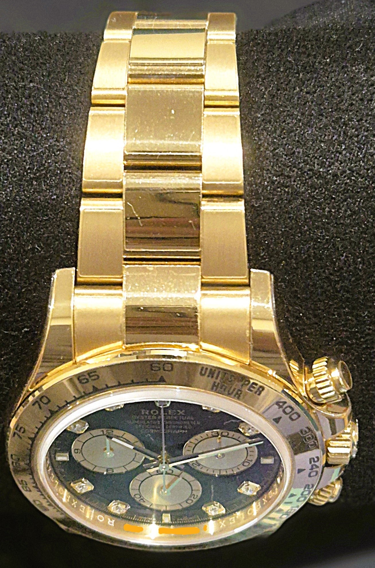 Rolex Cosmograph Daytona Yellow Gold Black Diamond Dial 126508 | 2023 | 40mm - Image 5