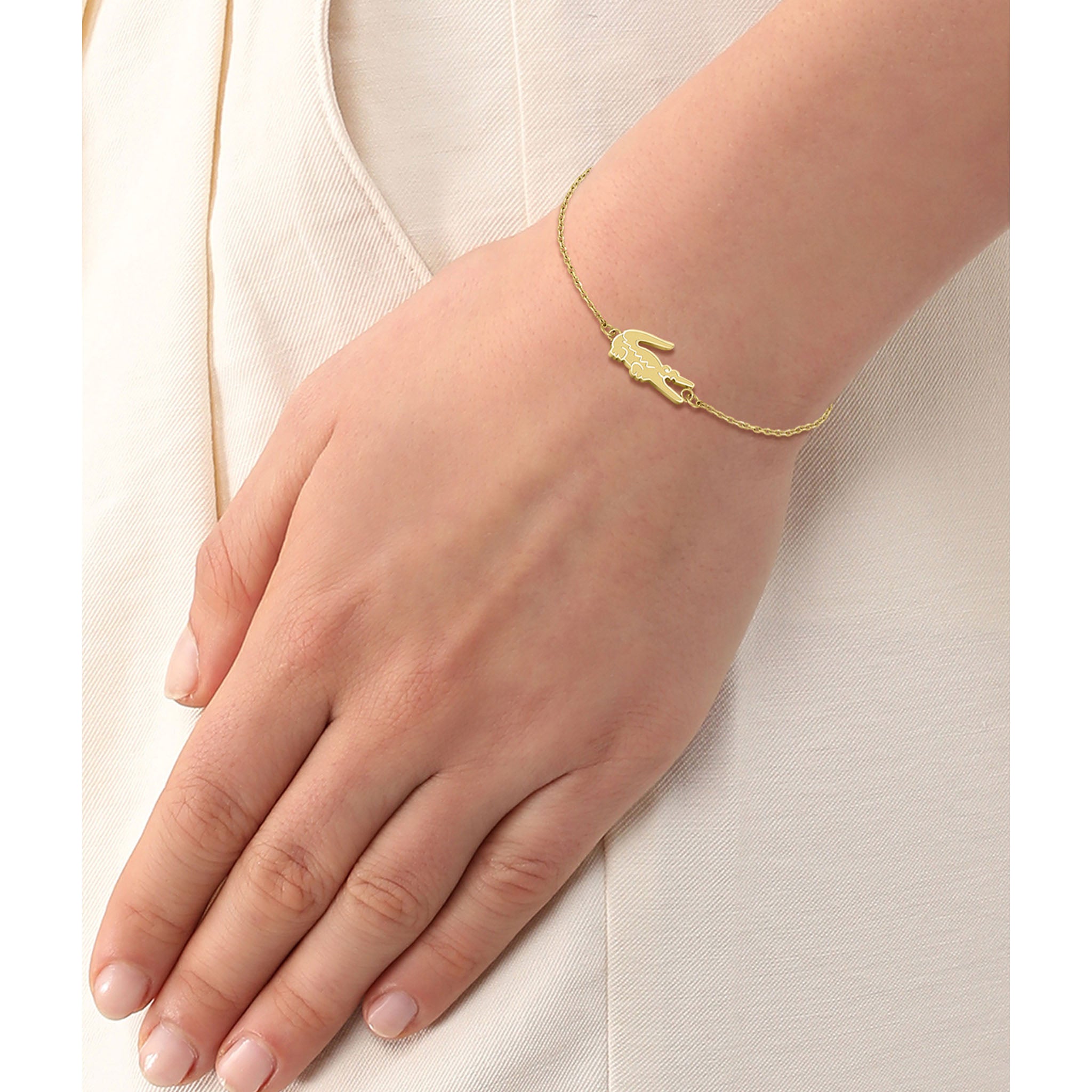 Lacoste Jewellery Gold Steel Women's Chain Bracelet - 2040047 - Image 4