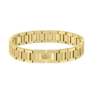 Lacoste Jewellery Gold Steel Men's Link Bracelet - 2040120