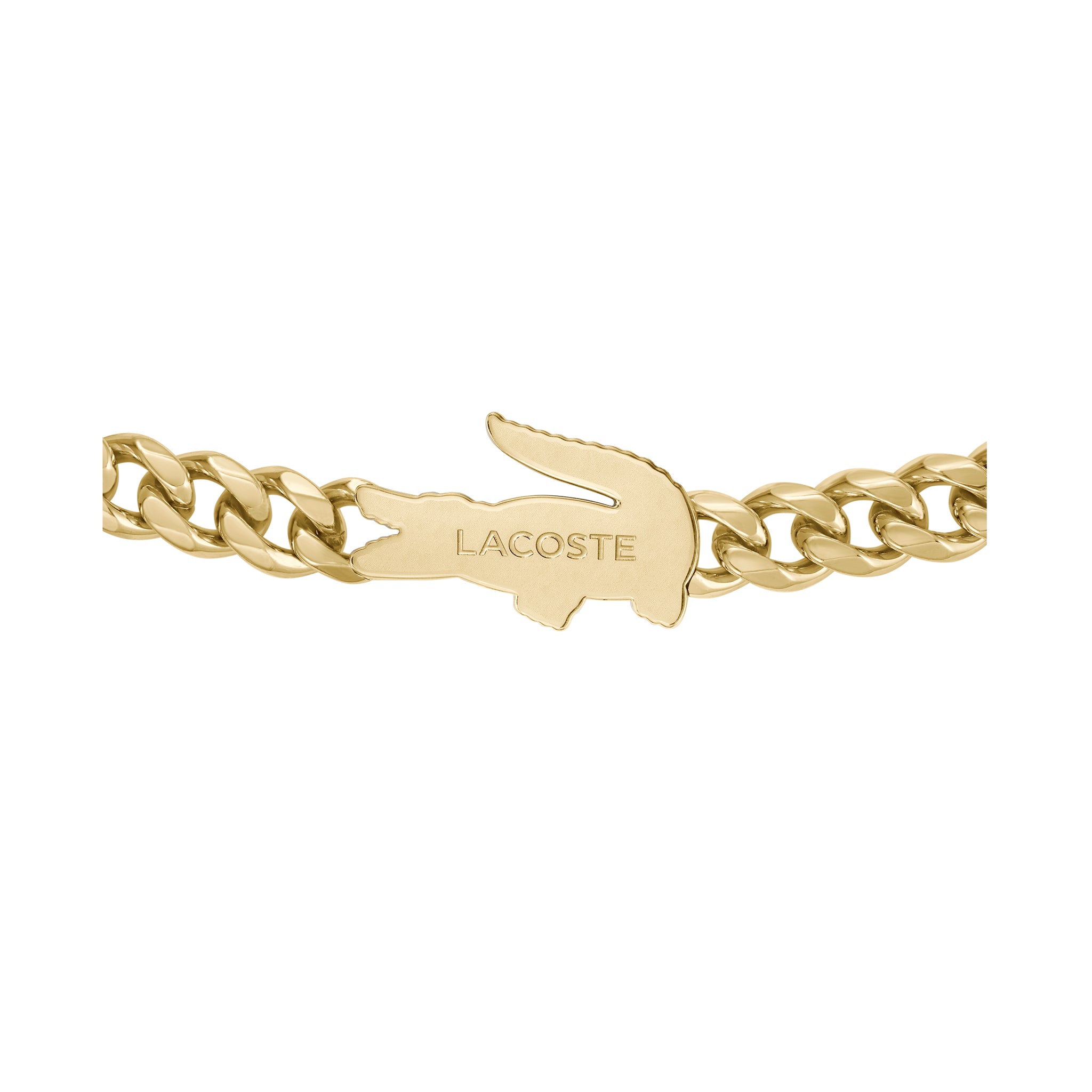 Lacoste Jewellery Gold Steel Men's Chain Bracelet - 2040227 - Image 4