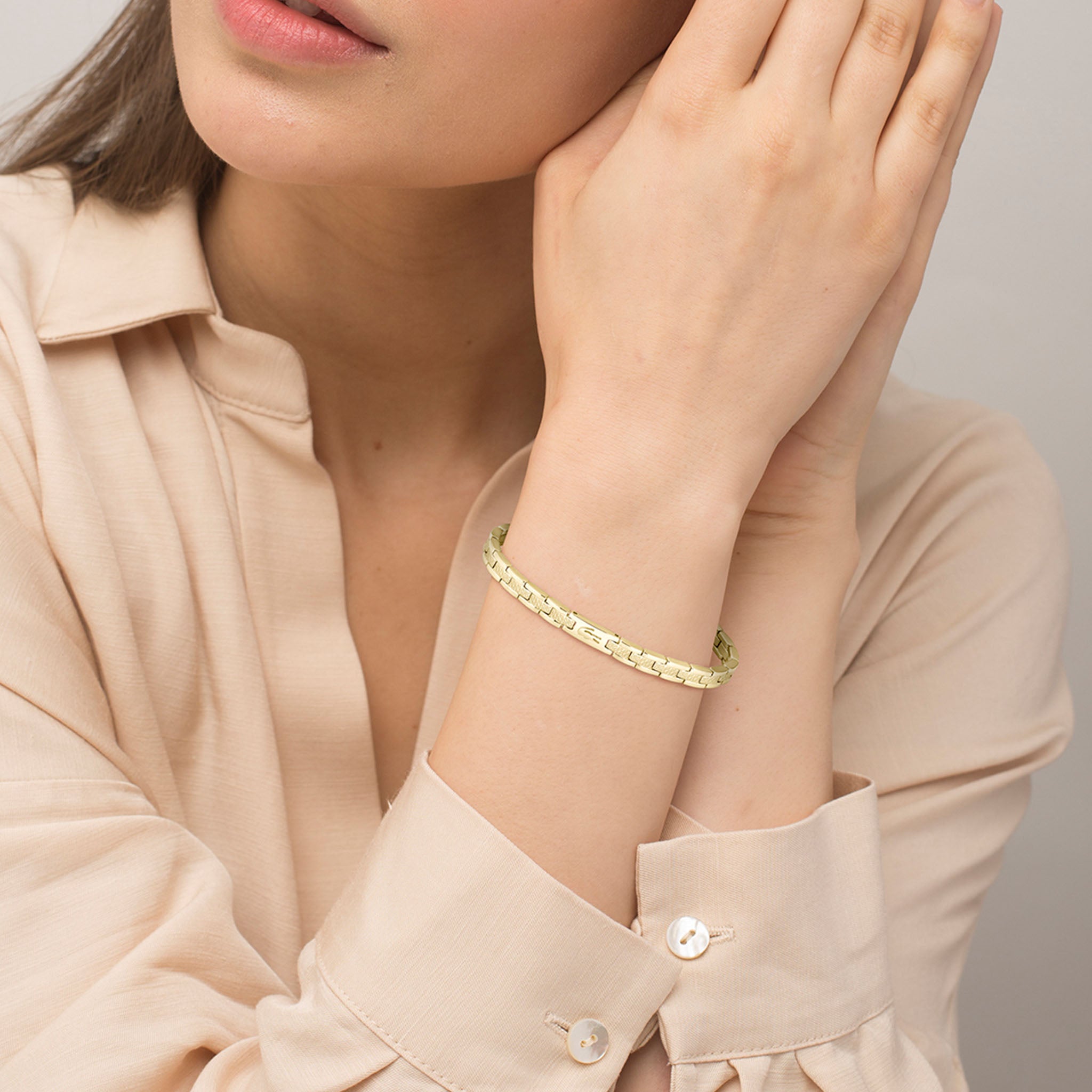 Lacoste Jewellery Gold Steel Women's Link Bracelet - 2040465 - Image 4