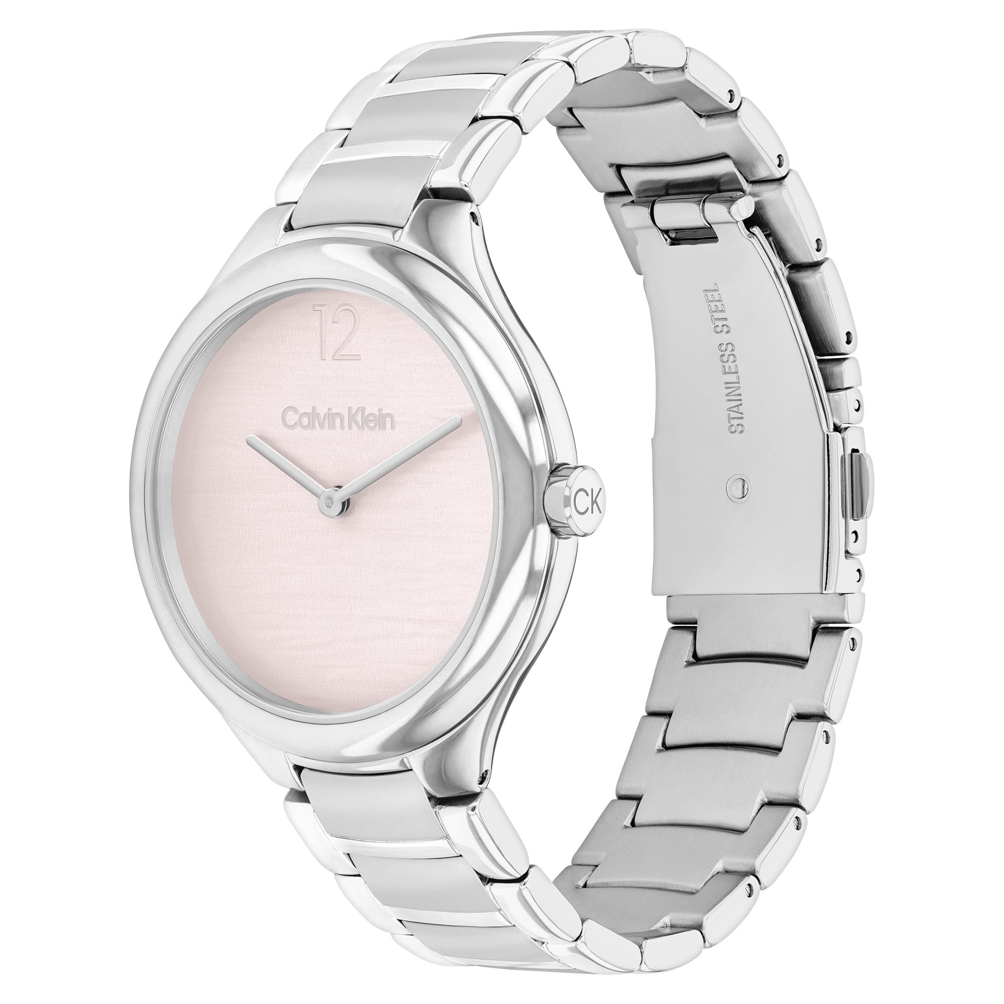 Calvin Klein Stainless Steel Blush Dial Women's Watch - 25100047 - Image 3