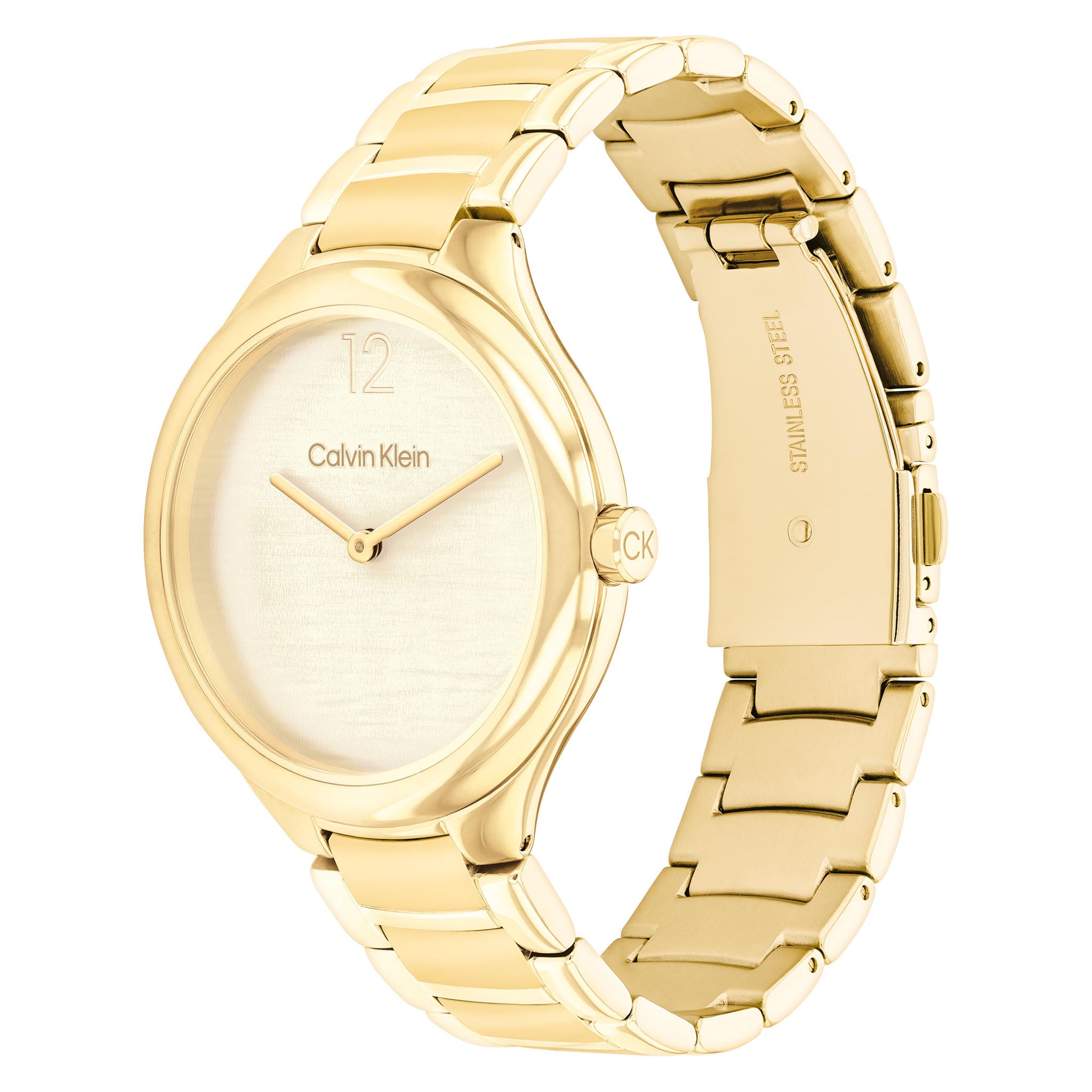 Calvin Klein Gold Steel Light Gold Dial Women's Watch - 25100048 - Image 3