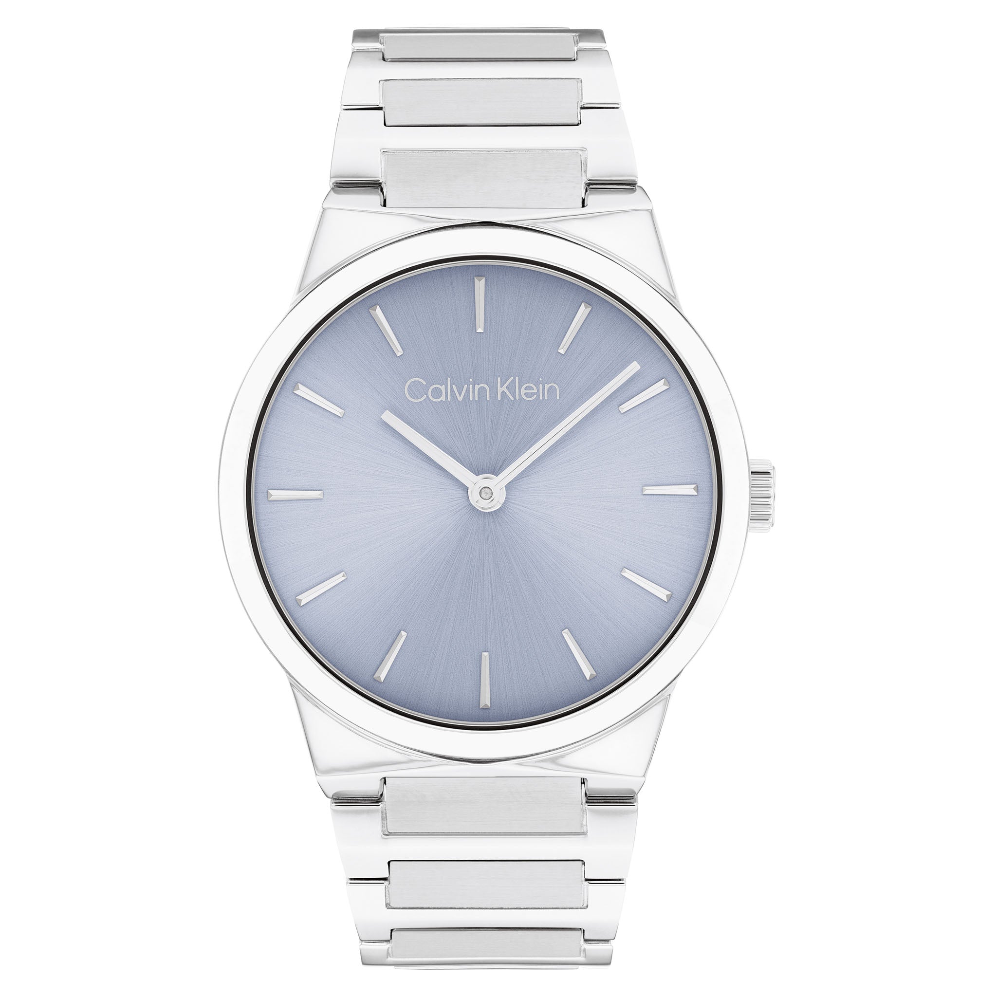 Calvin Klein Stainless Steel Light Blue Dial Women's Watch - 25100081
