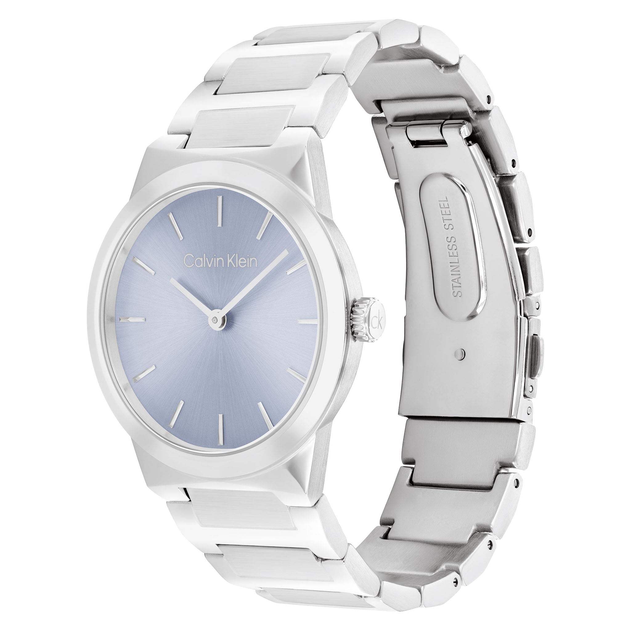 Calvin Klein Stainless Steel Light Blue Dial Women's Watch - 25100081 - Image 3