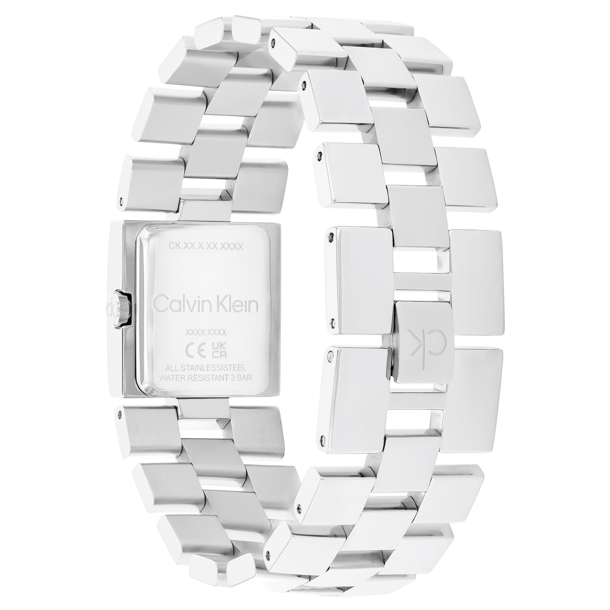 Calvin Klein Stainless Steel Silver White Dial Women's Watch - 25100088 - Image 4