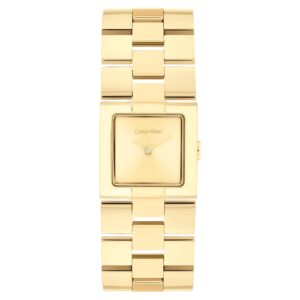 Calvin Klein Gold Steel Women's Watch - 25100089