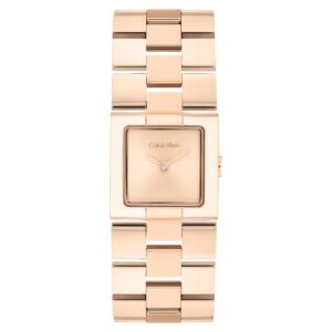 Calvin Klein Rose Gold Steel Light Rose Gold Dial Women's Watch - 25100090