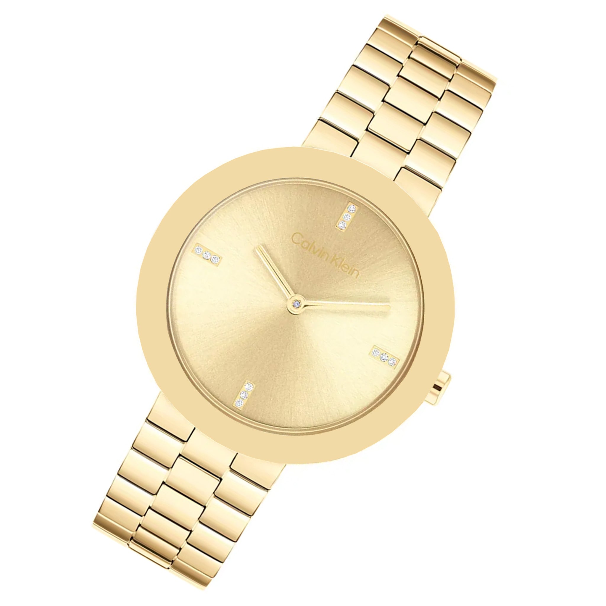 Calvin Klein Gold Steel Women's Watch - 25100094 - Image 2