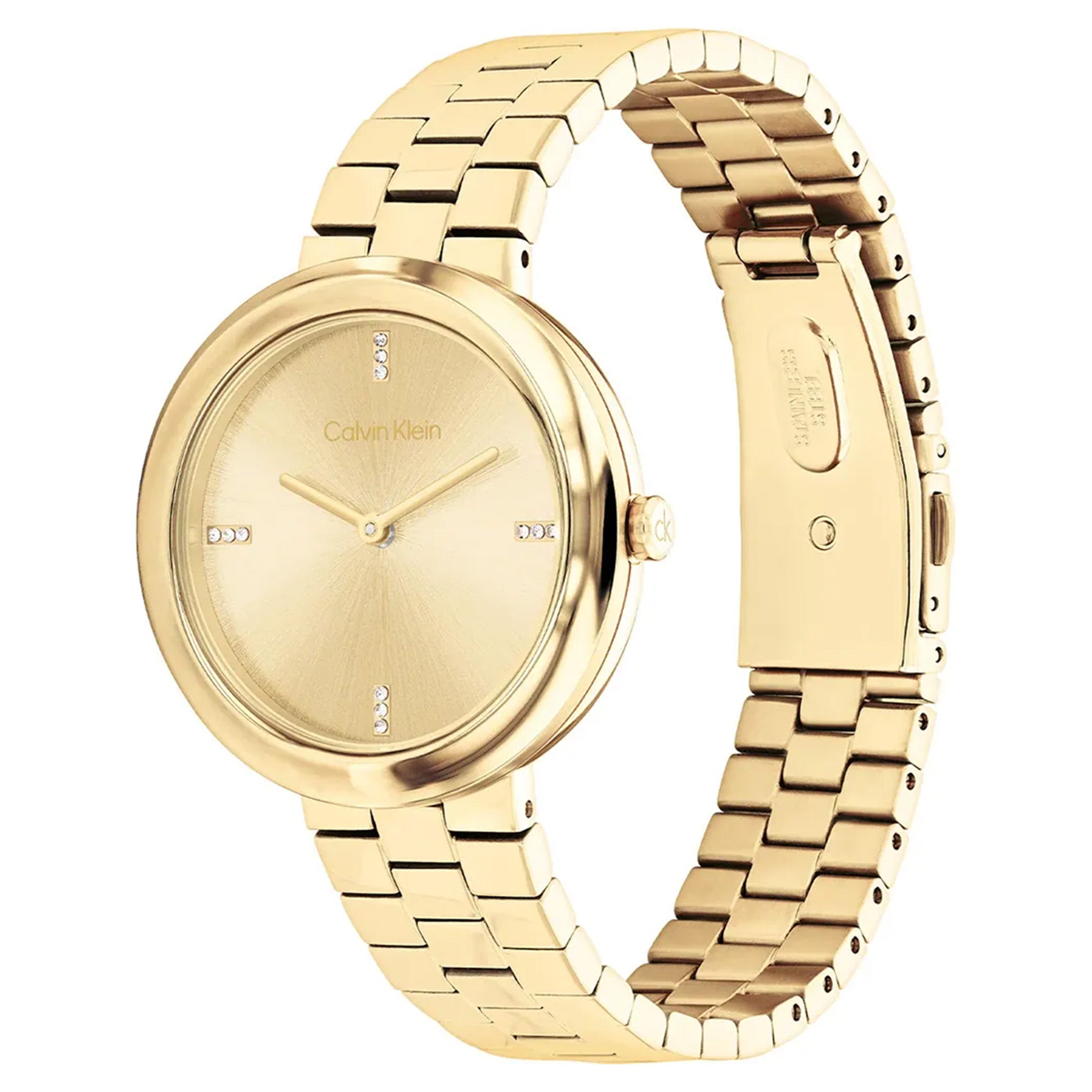 Calvin Klein Gold Steel Women's Watch - 25100094 - Image 3