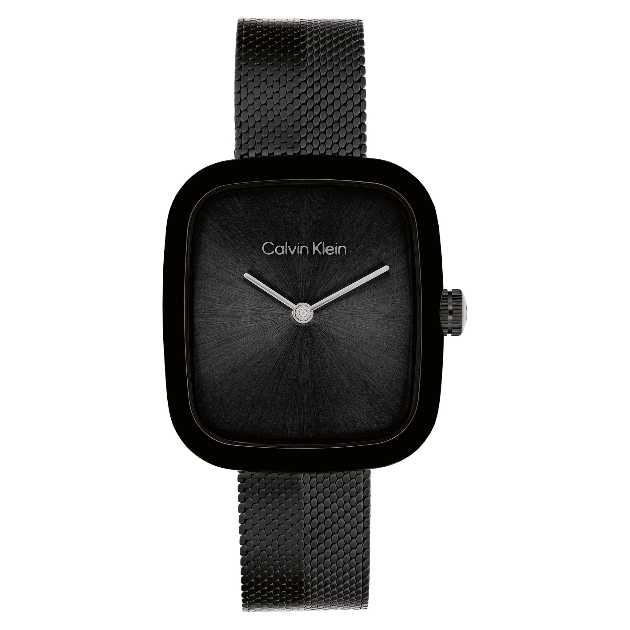 Calvin Klein Steel Black Dial Women's Watch - 25100100