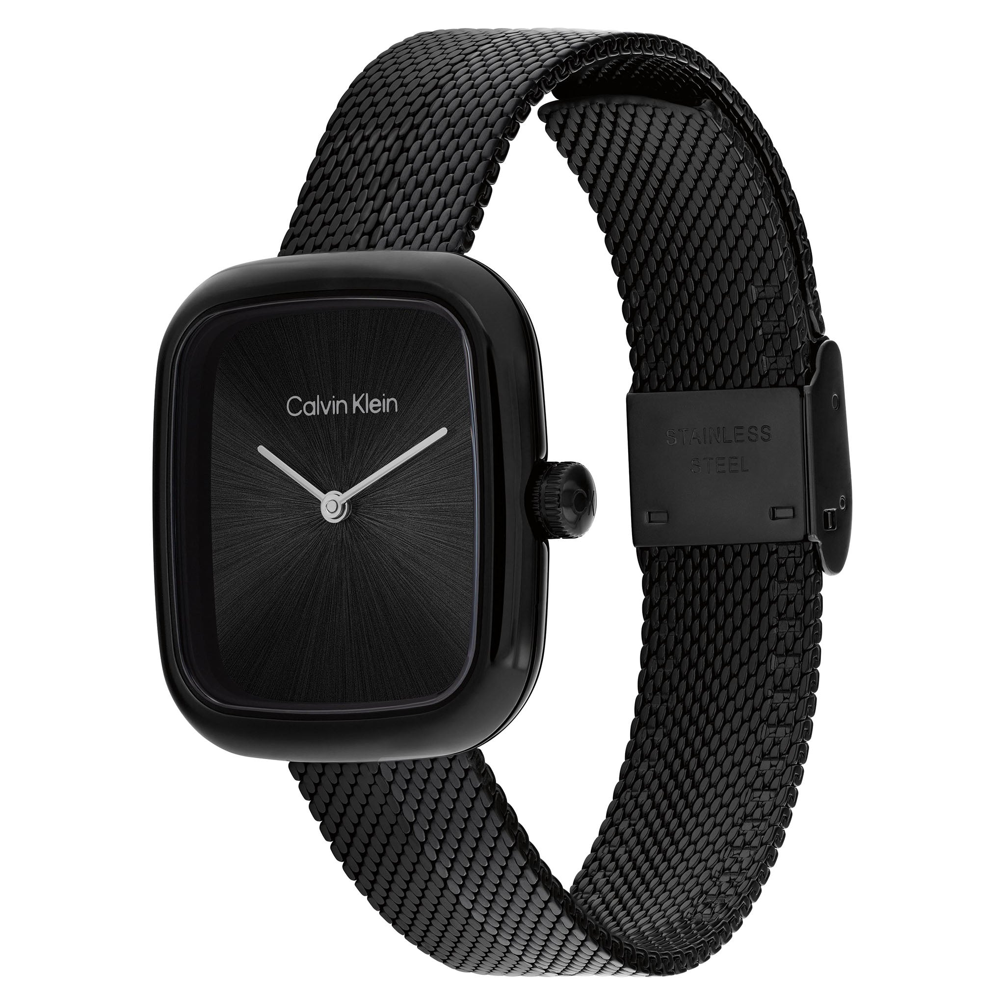 Calvin Klein Steel Black Dial Women's Watch - 25100100 - Image 3