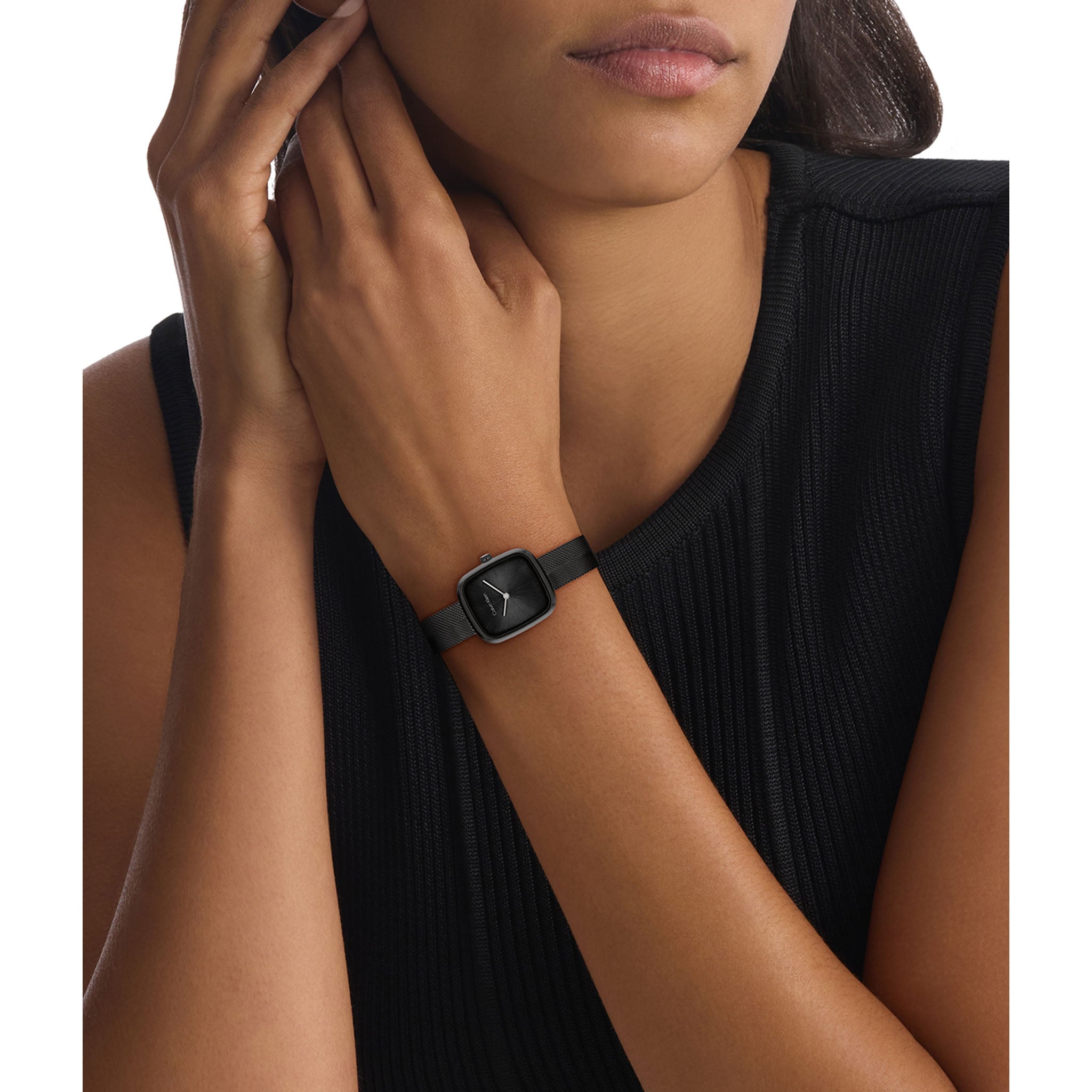 Calvin Klein Steel Black Dial Women's Watch - 25100100 - Image 5