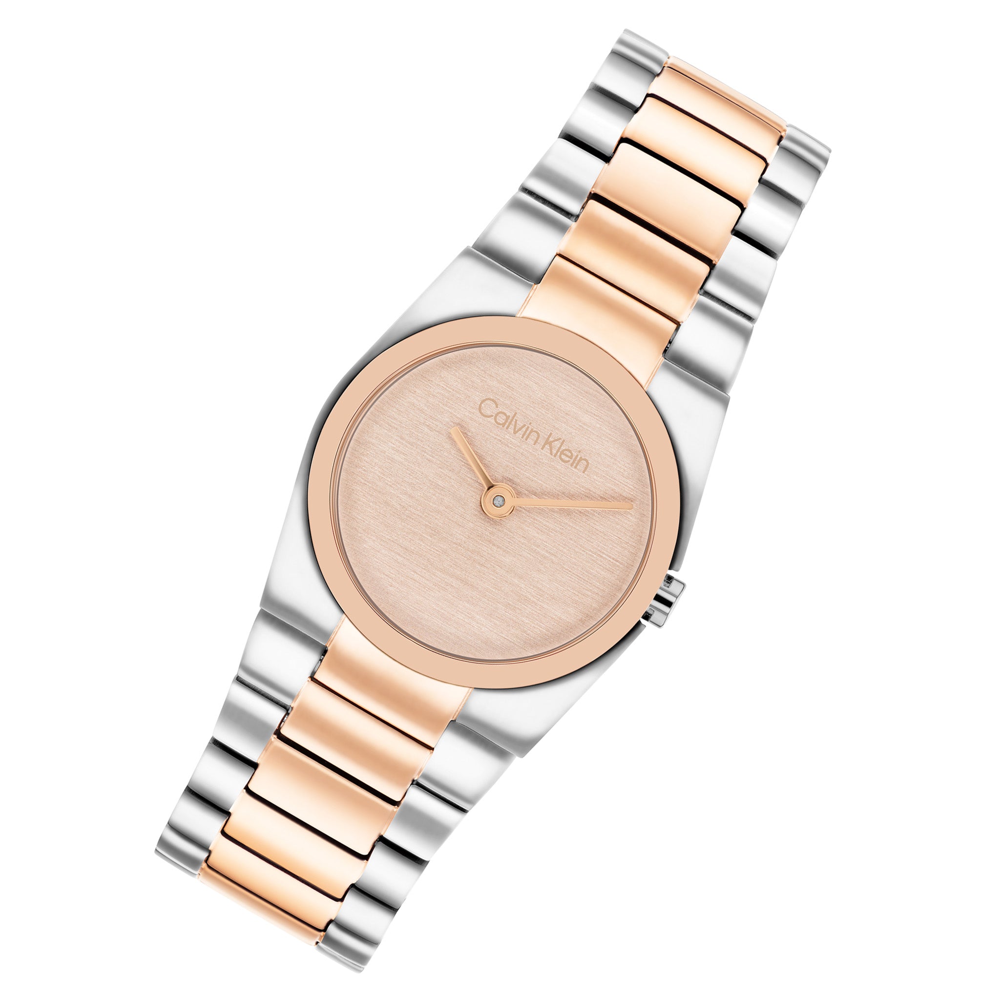 Calvin Klein Two-Tone Steel Carnation Gold Dial Women's Watch - 25100124 - Image 2