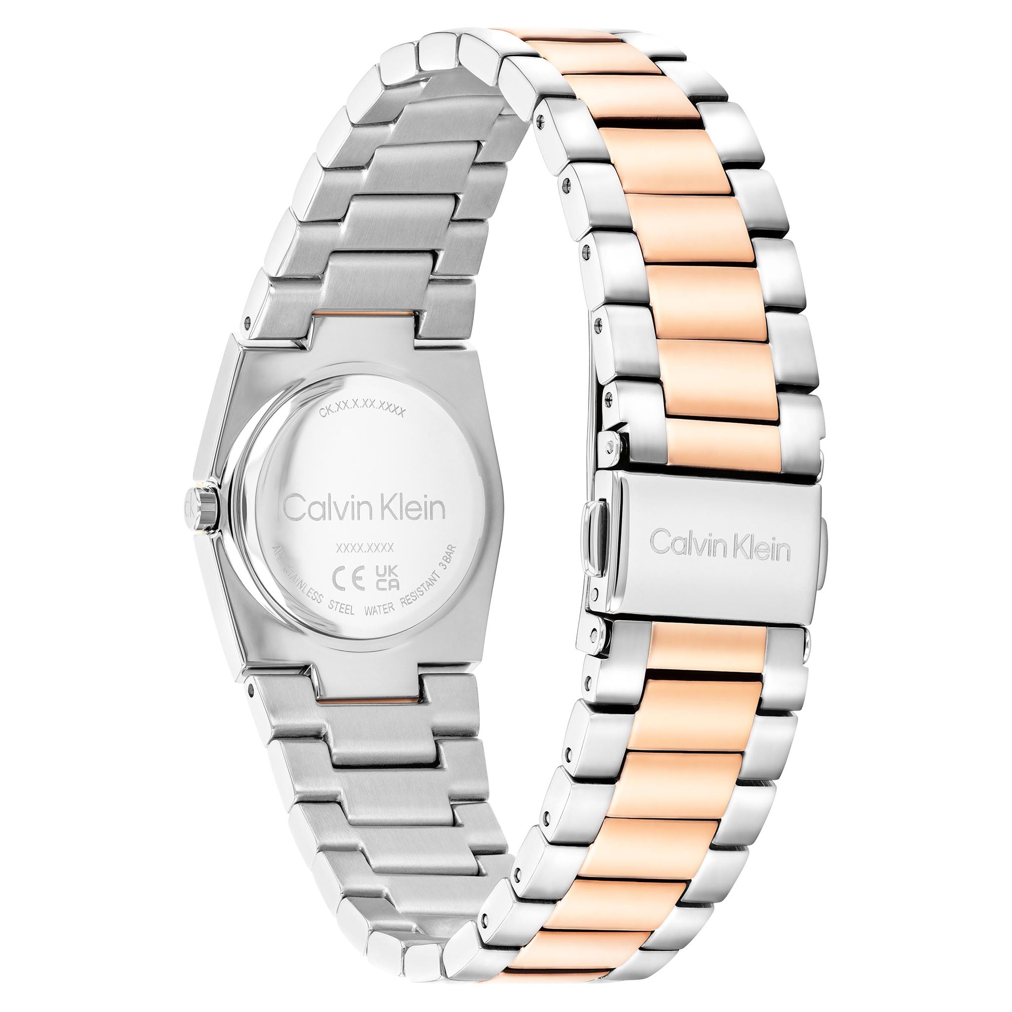 Calvin Klein Two-Tone Steel Carnation Gold Dial Women's Watch - 25100124 - Image 4