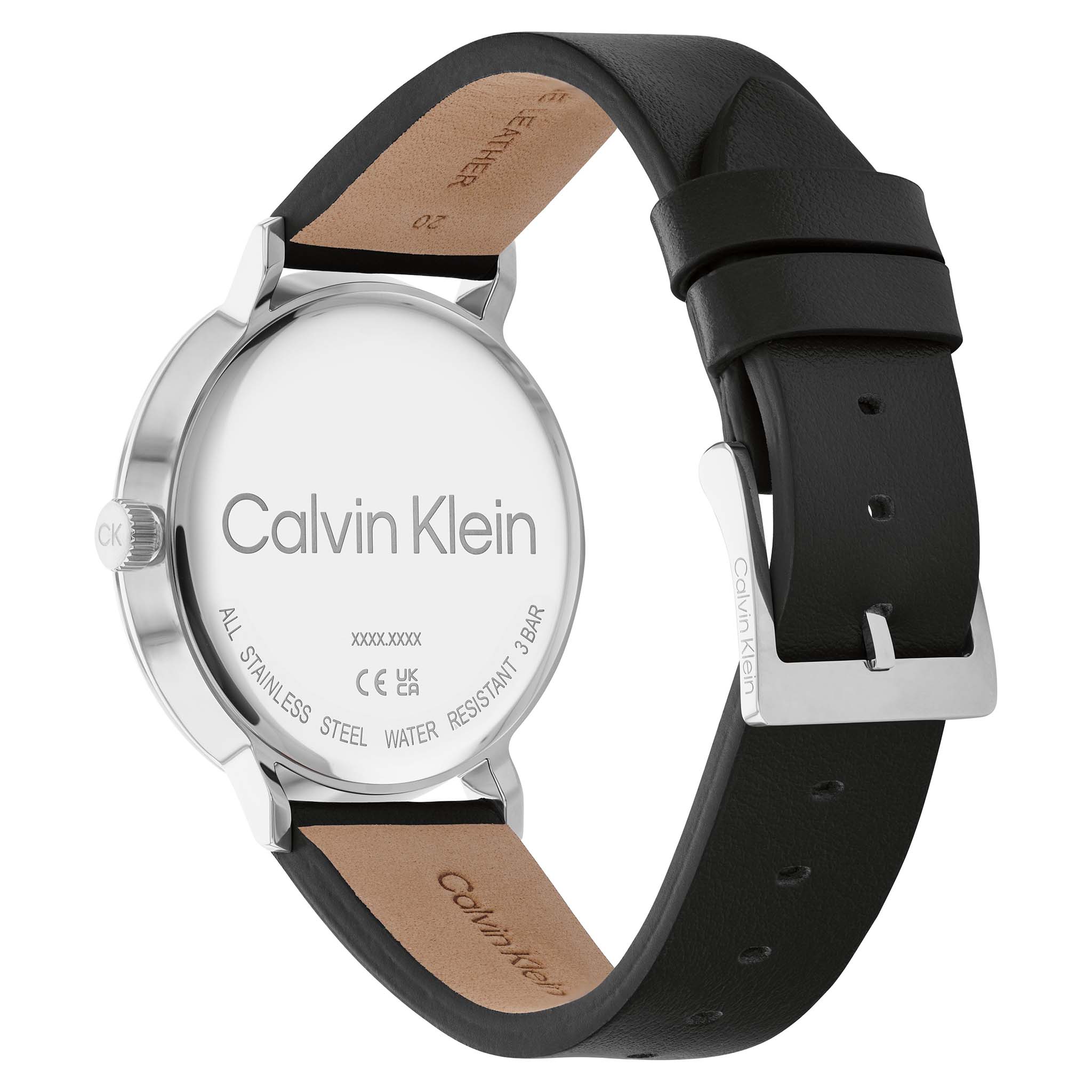 Calvin Klein Black Leather Men's Watch - 25200050 - Image 4