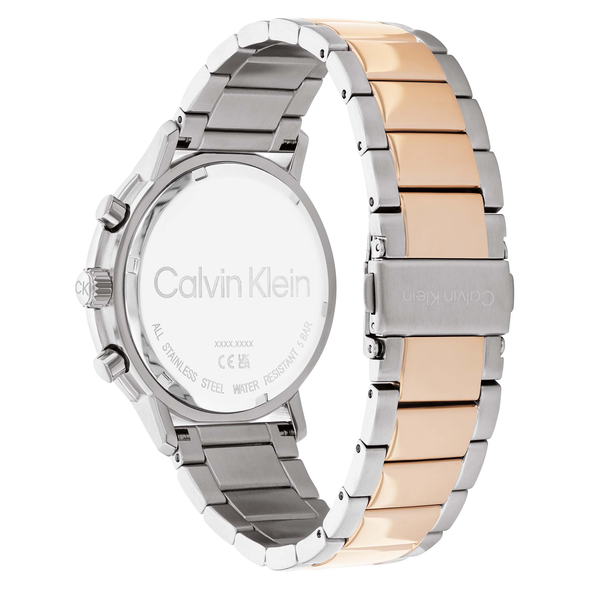 Calvin Klein Two-Tone Steel Grey Dial Men's Multi-function Watch - 25200064 - Image 4