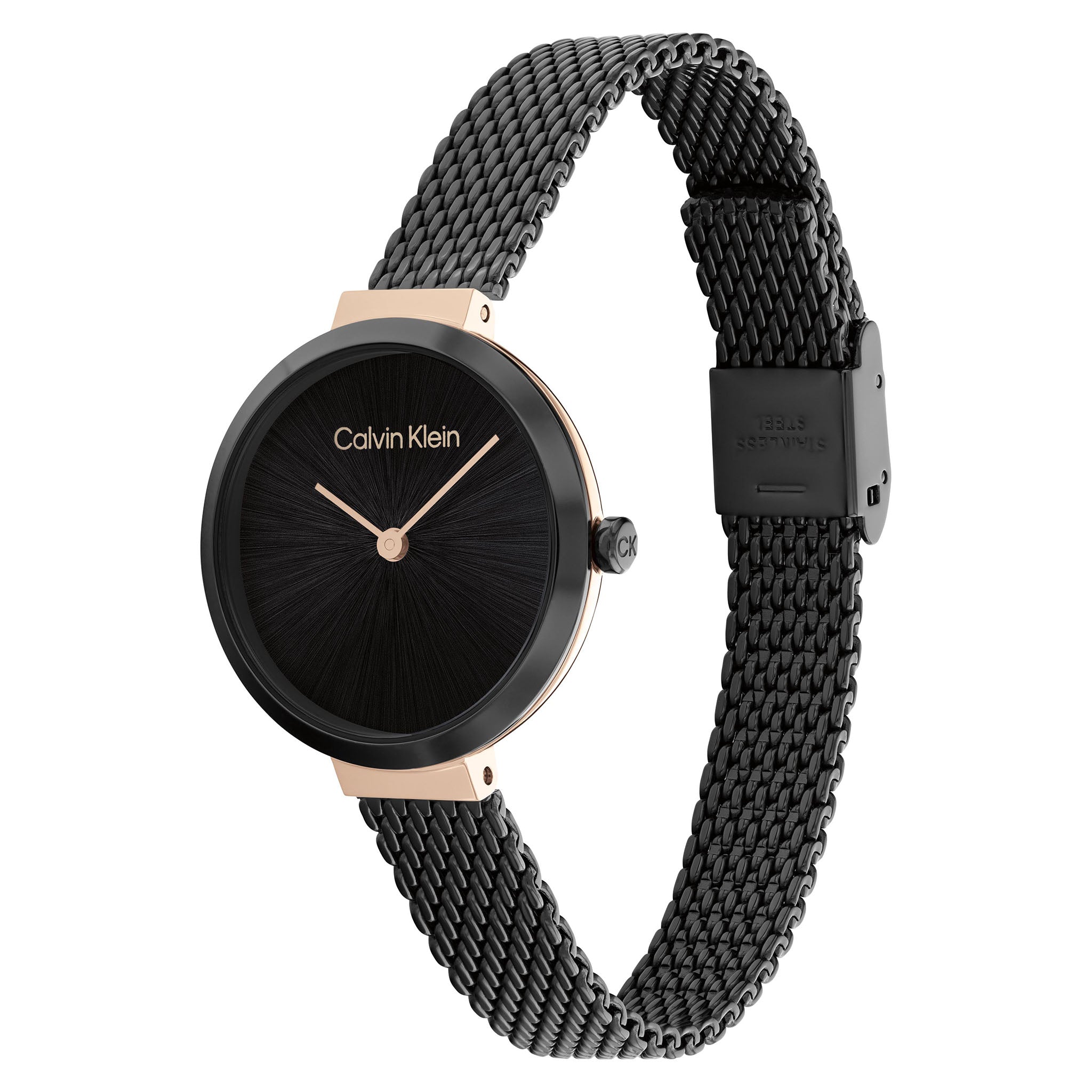 Calvin Klein Black Mesh Women's Watch - 25200084 - Image 3