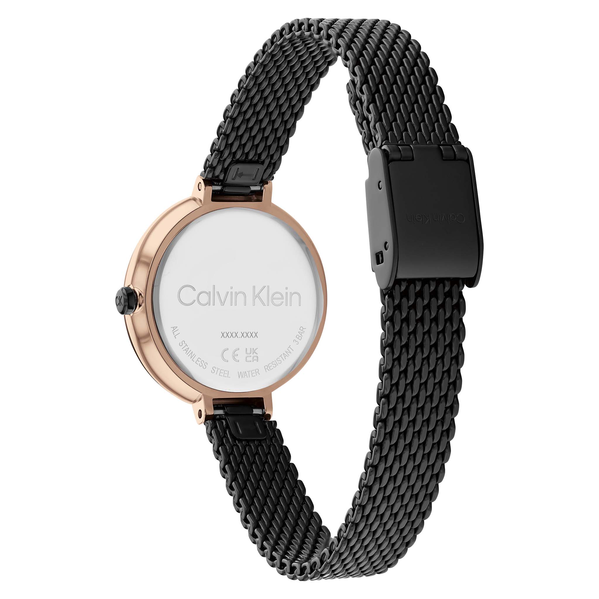 Calvin Klein Black Mesh Women's Watch - 25200084 - Image 4